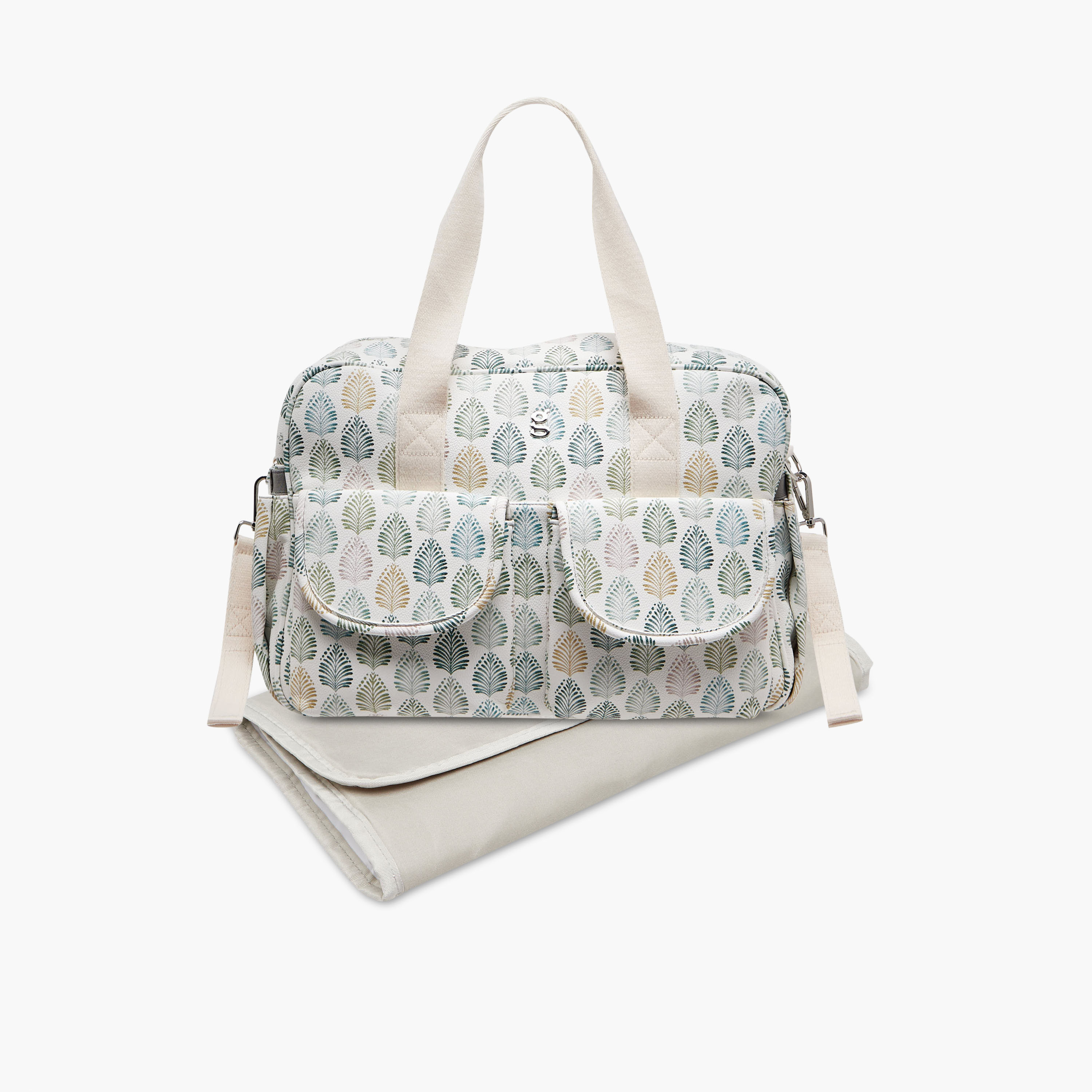 Giggles Printed Diaper Bag with Zip Closure-baby-diapering-diaperbags-image-3
