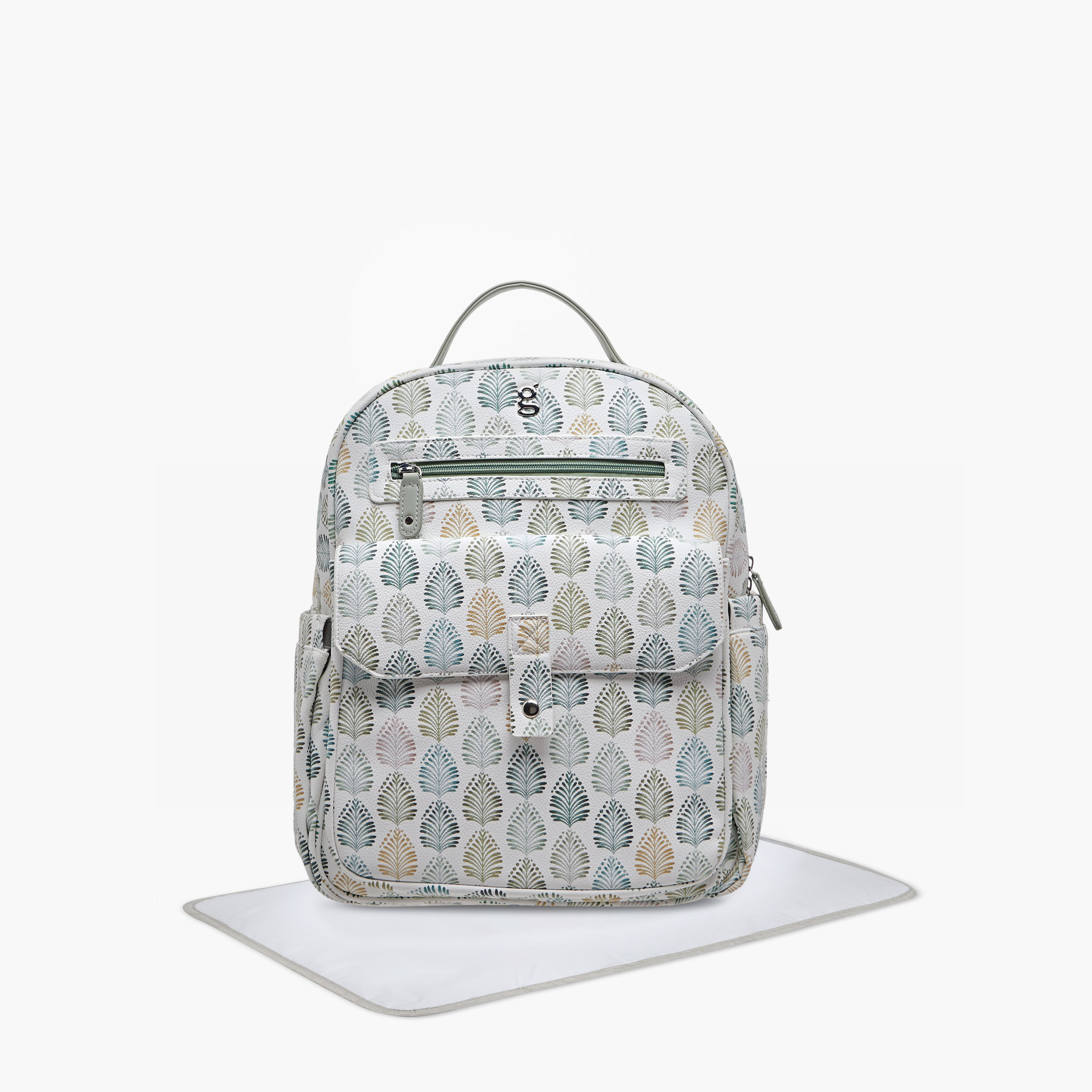 Giggles Printed Diaper Backpack with Adjustable Straps-baby-diapering-diaperbags-image-1