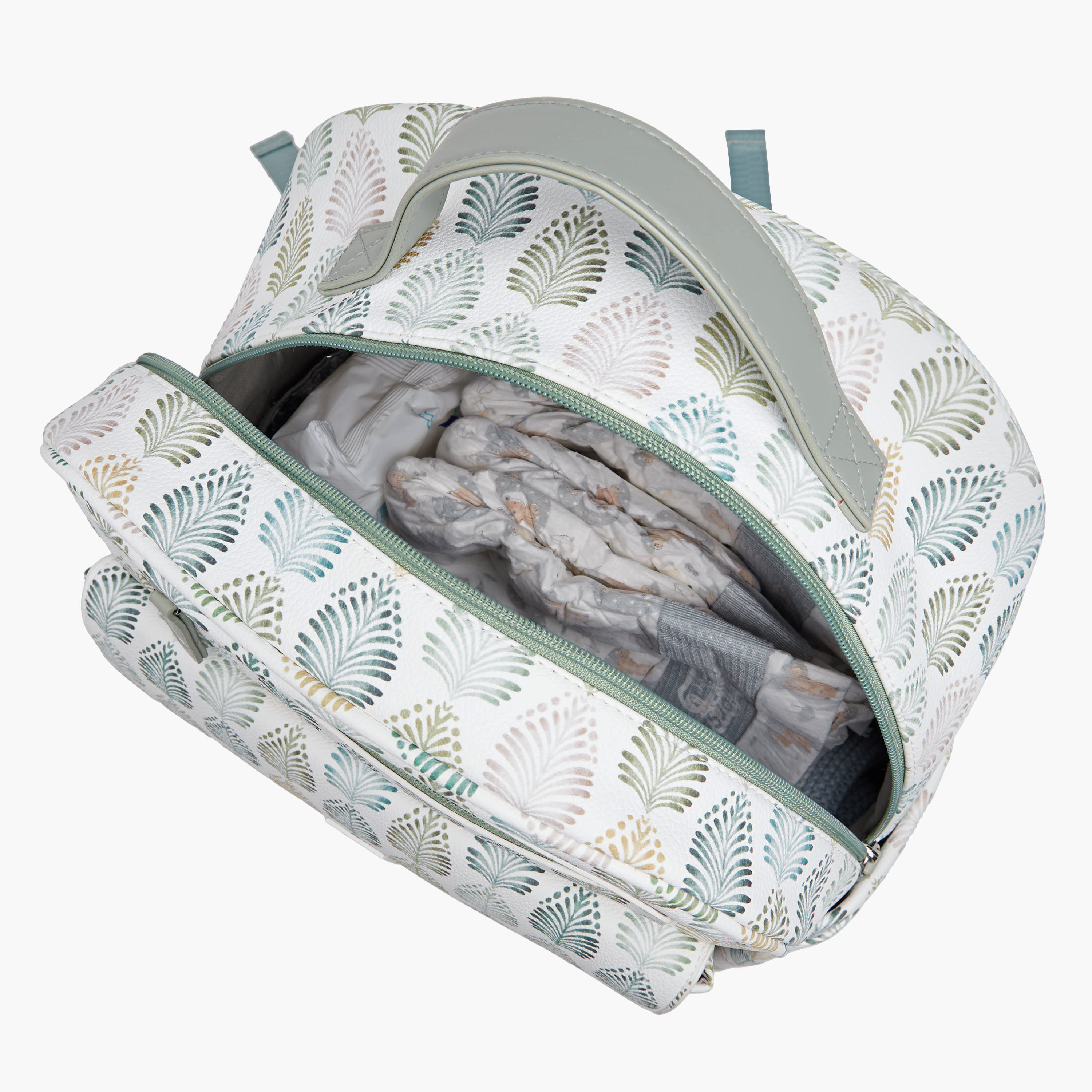 Giggles Printed Diaper Backpack with Adjustable Straps-baby-diapering-diaperbags-image-9