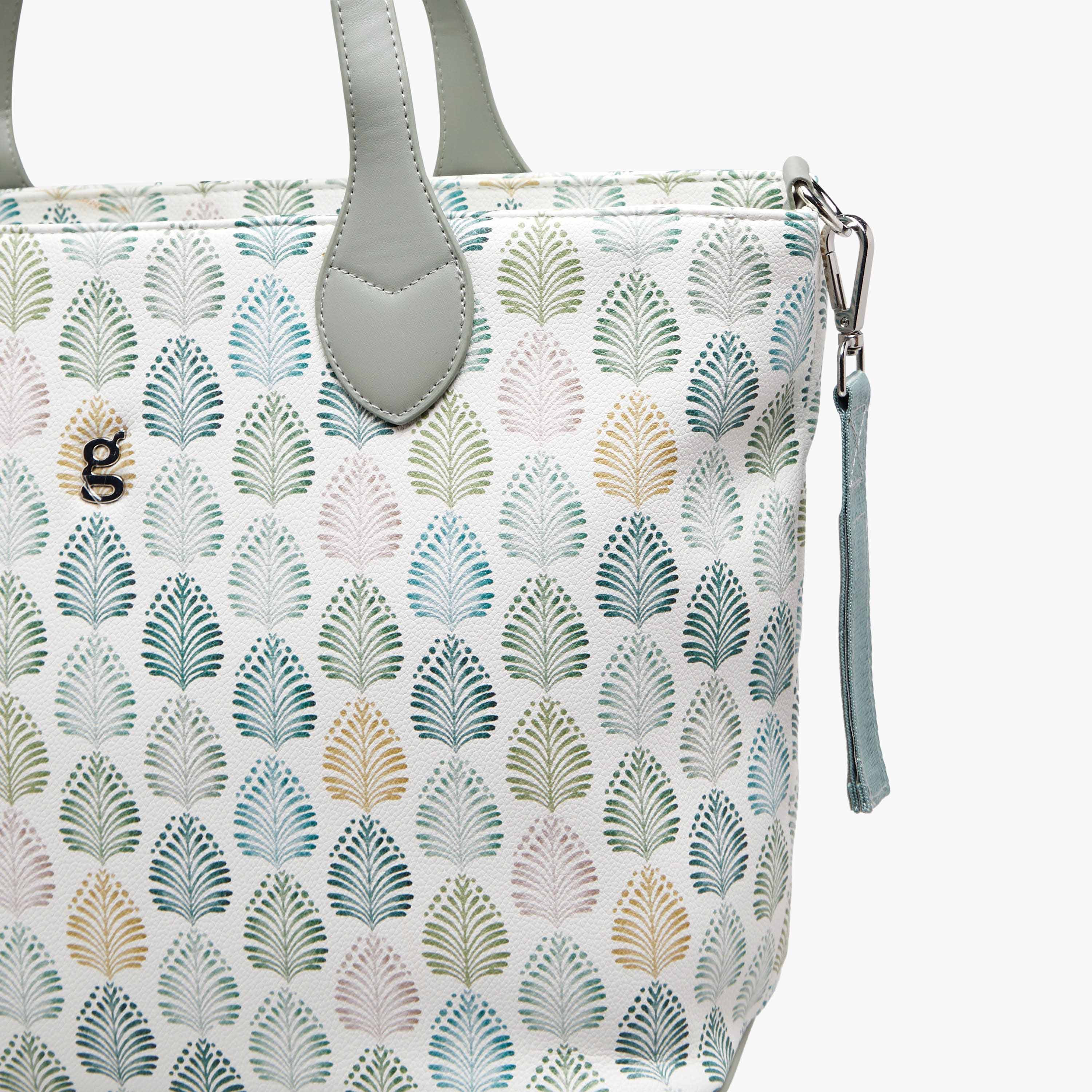 Giggles Printed Diaper Bag with Changing Mat-baby-diapering-diaperbags-image-7