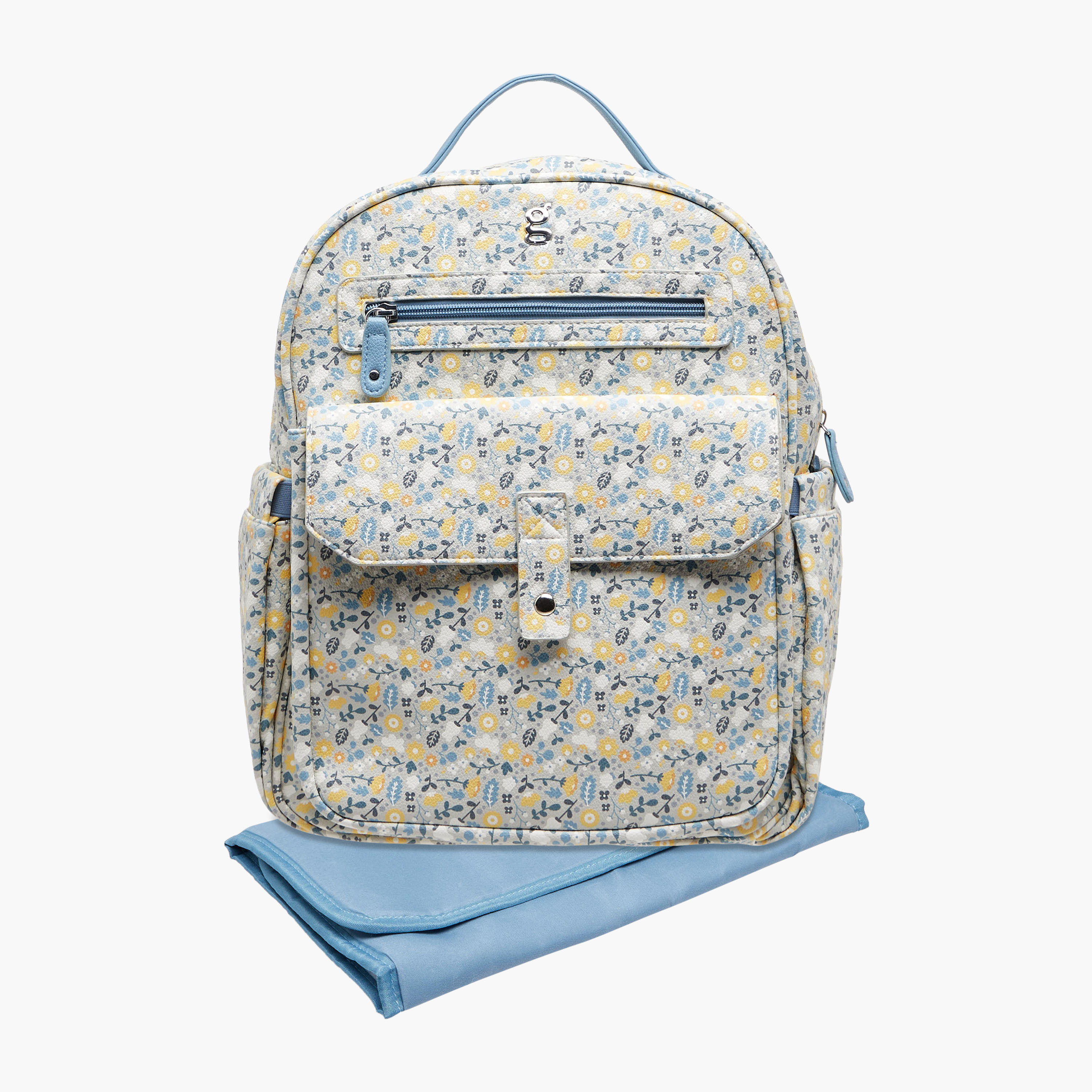 Giggles Printed Diaper Backpack with Adjustable Straps-baby-diapering-diaperbags-image-3