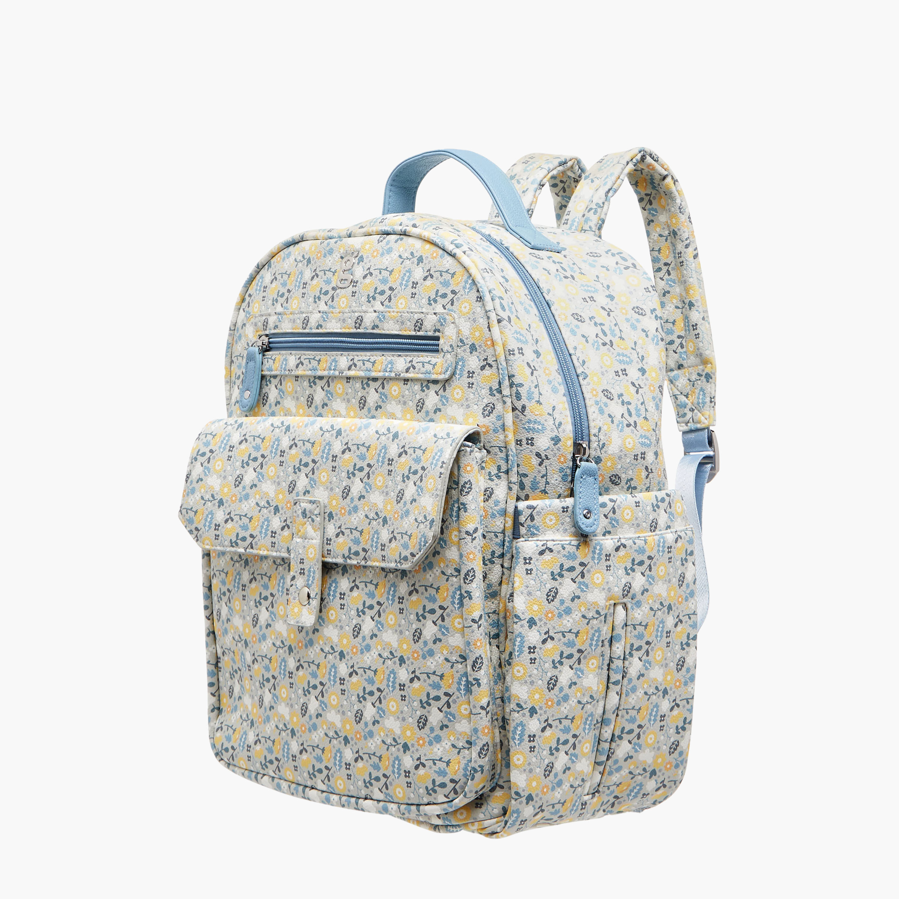 Giggles Printed Diaper Backpack with Adjustable Straps-baby-diapering-diaperbags-image-4