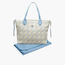 شنطة حفاضات بطبعات زهرية مع مفرش تغيير من جيجلز-baby-diapering-diaperbags-image-8