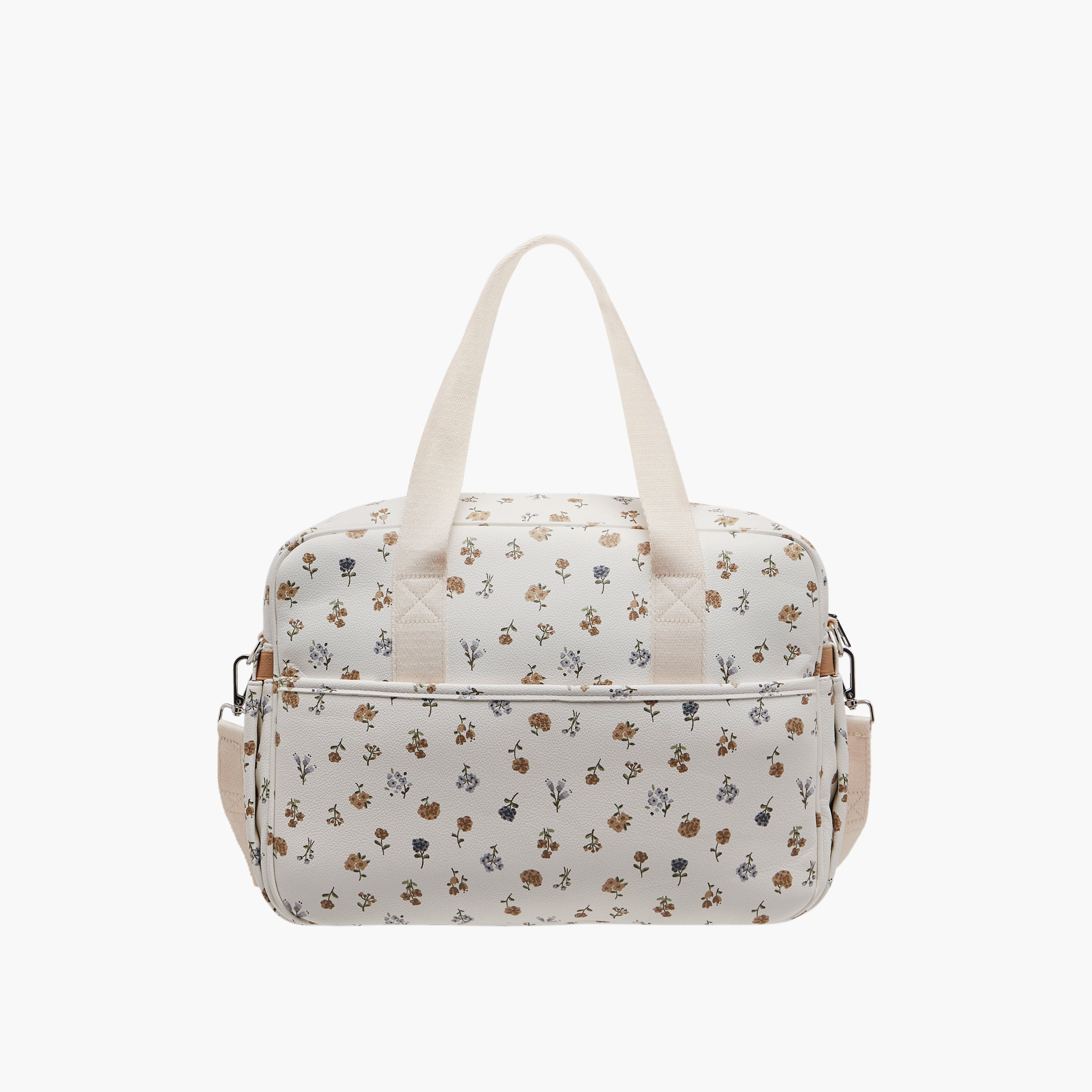 Giggles Floral Print Diaper Bag with Changing Mat-baby-diapering-diaperbags-image-6