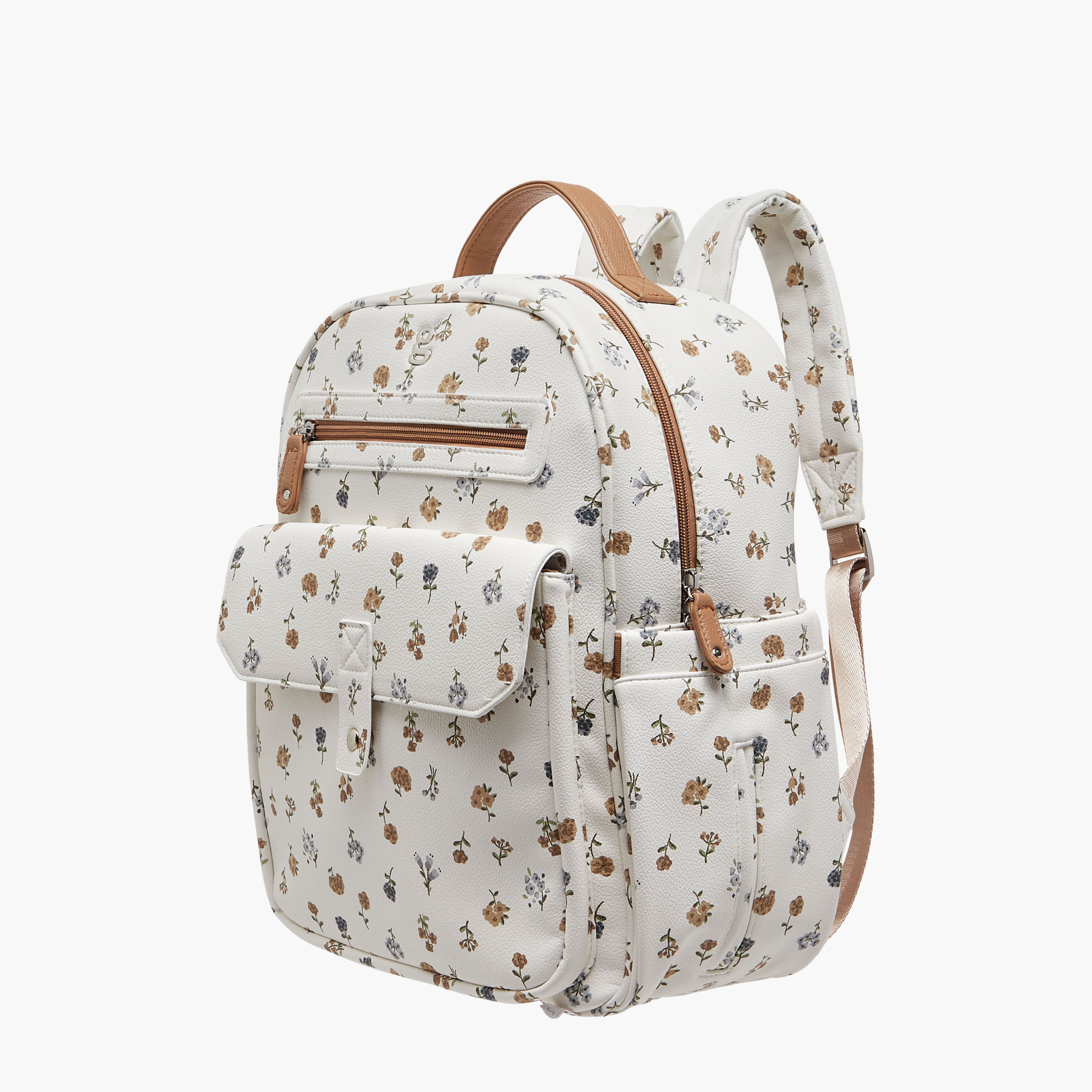 Giggles Printed Diaper Backpack with Adjustable Straps-baby-diapering-diaperbags-image-4