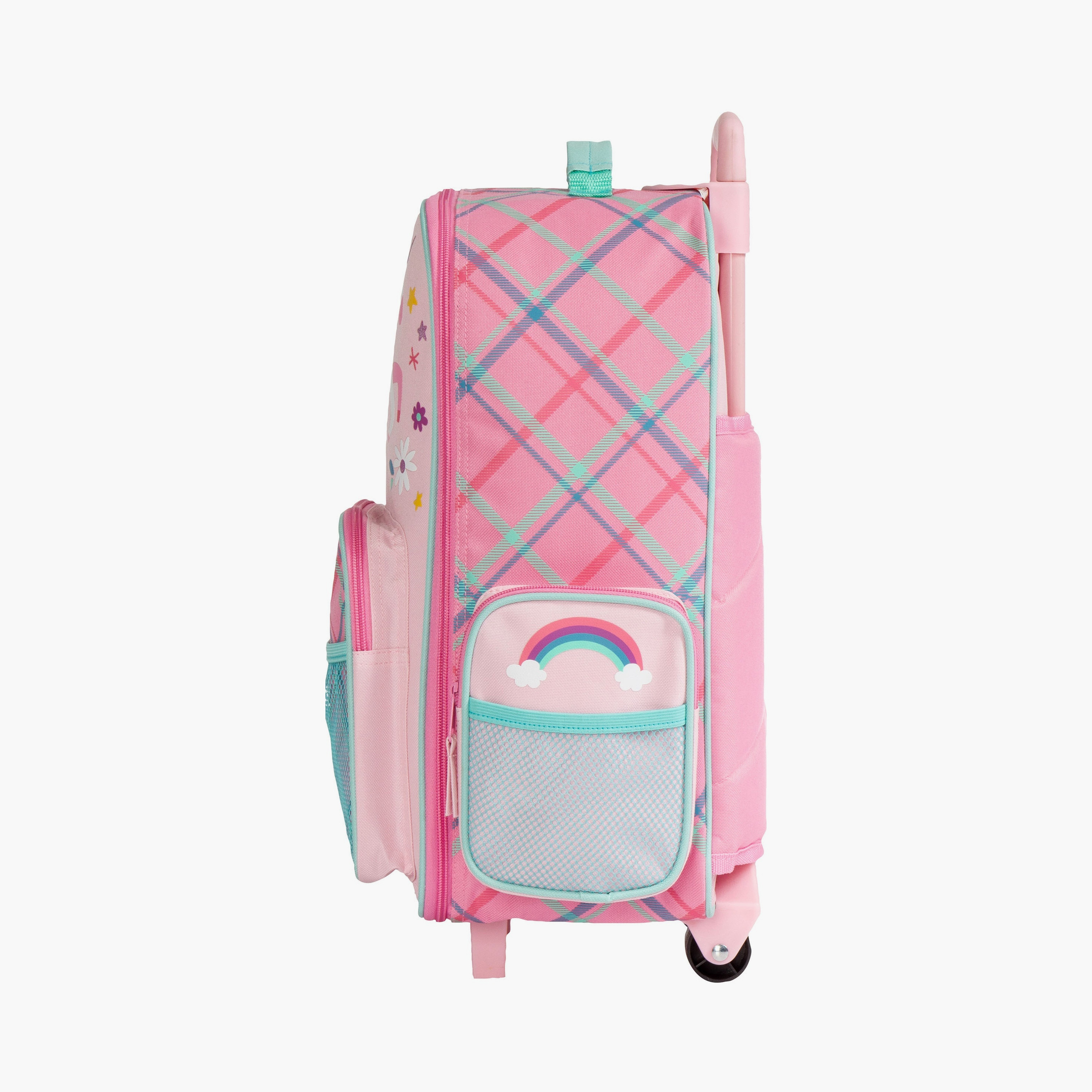 Stephen Joseph Classic Trolley Bag - Unicorn - Pink-school-bagsandbackpacks-trolleybags-image-3