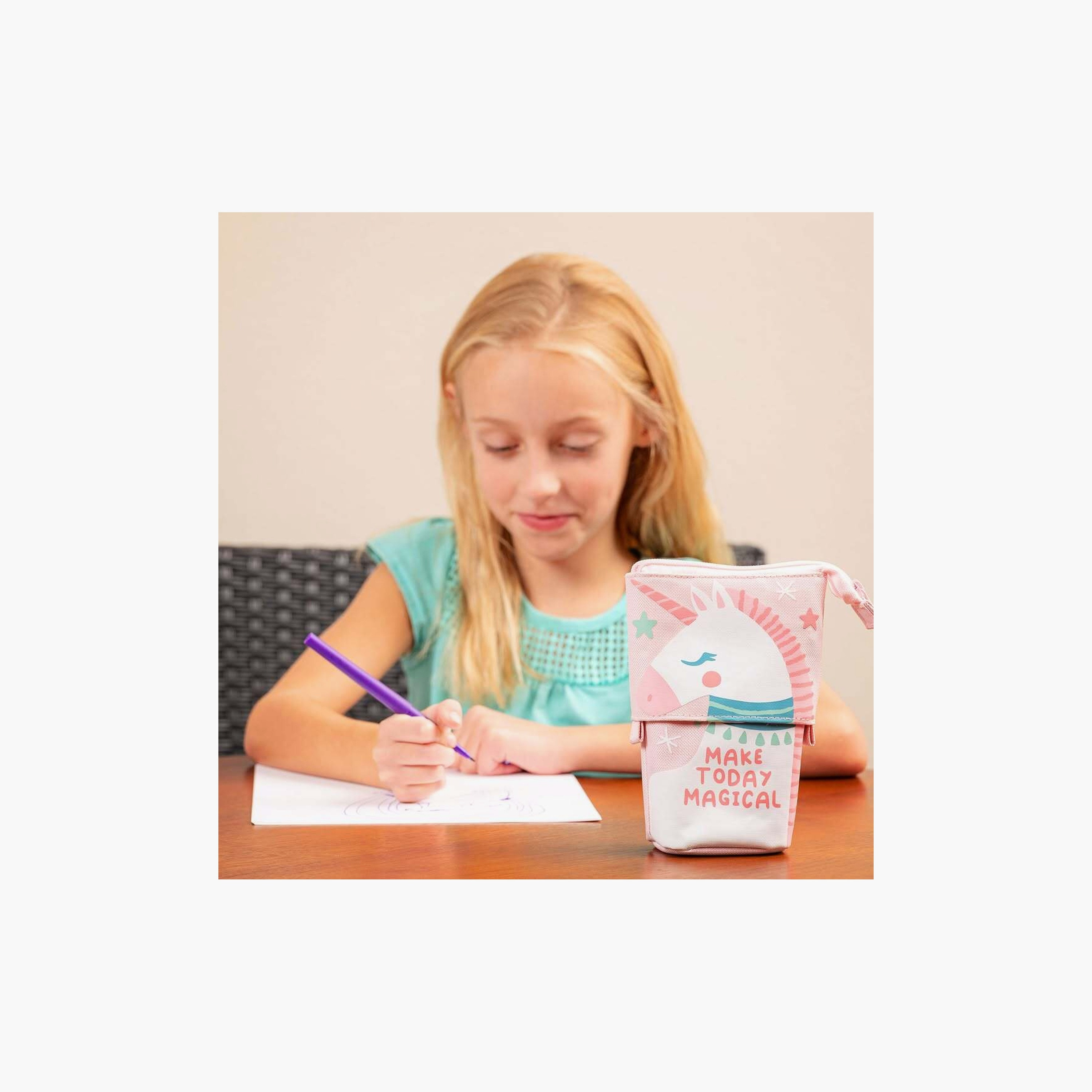 Stephen Joseph Pop Up Pencil Pouch - Unicorn-school-stationery-pencilcases-image-7