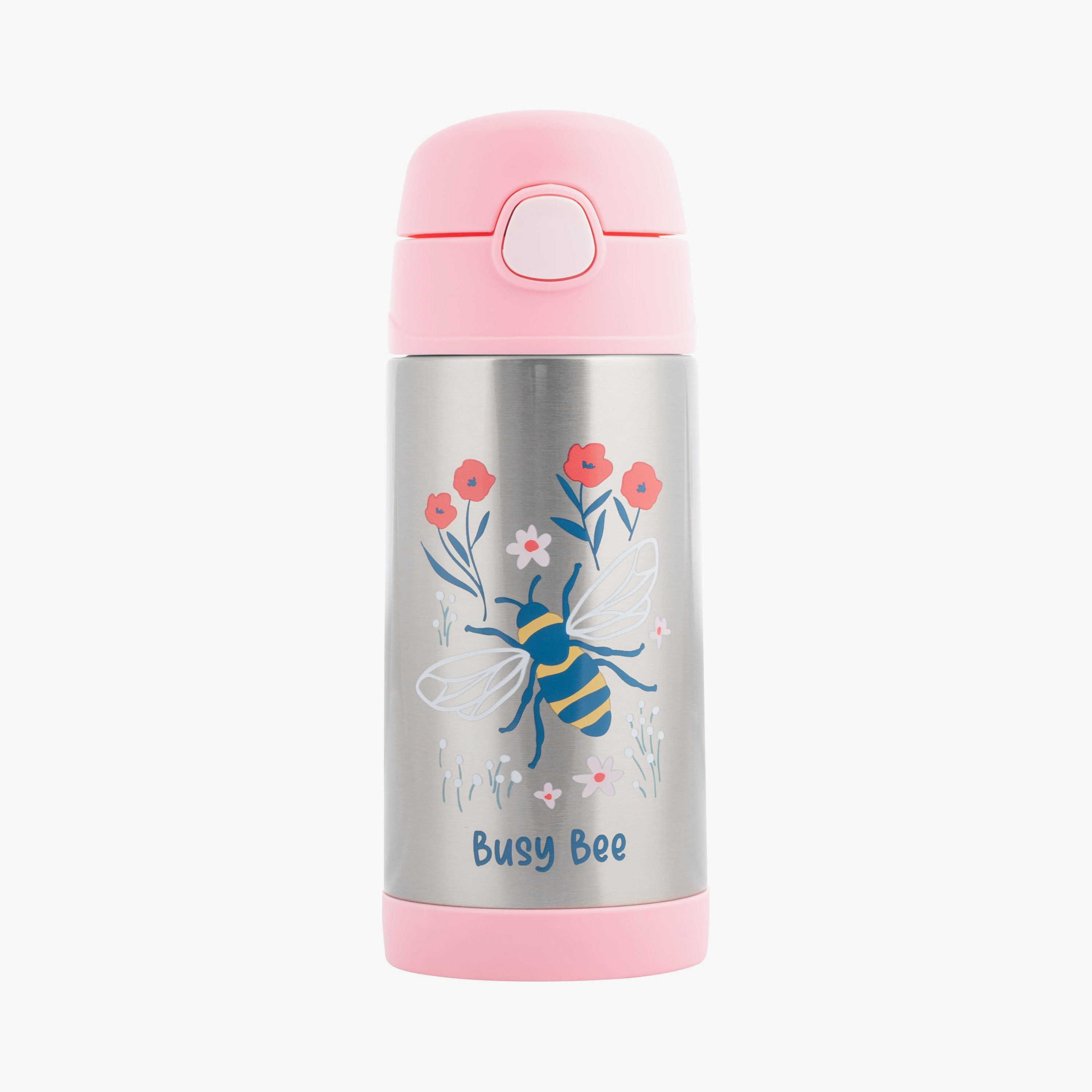 Stephen Joseph Insulated Stainless Steel Bottle - Bee - 350 ml-school-waterbottles-image-1
