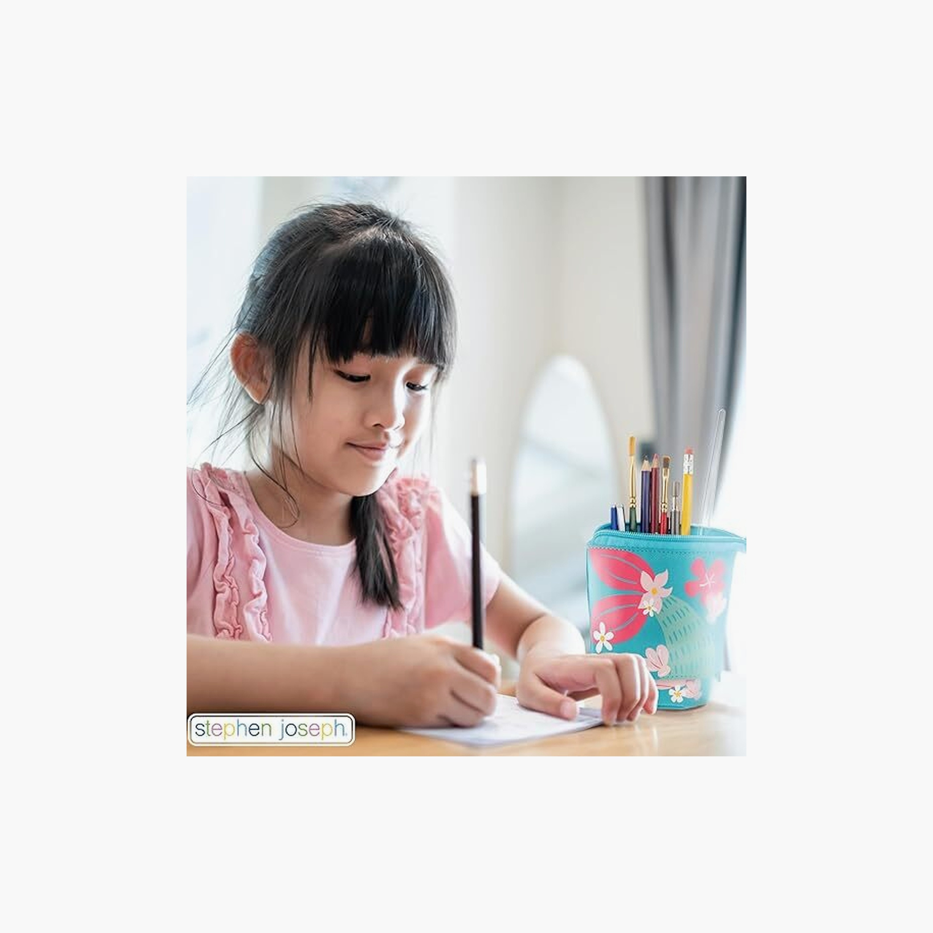 Stephen Joseph Pop Up Pencil Pouch - Mermaid-school-stationery-pencilcases-image-4