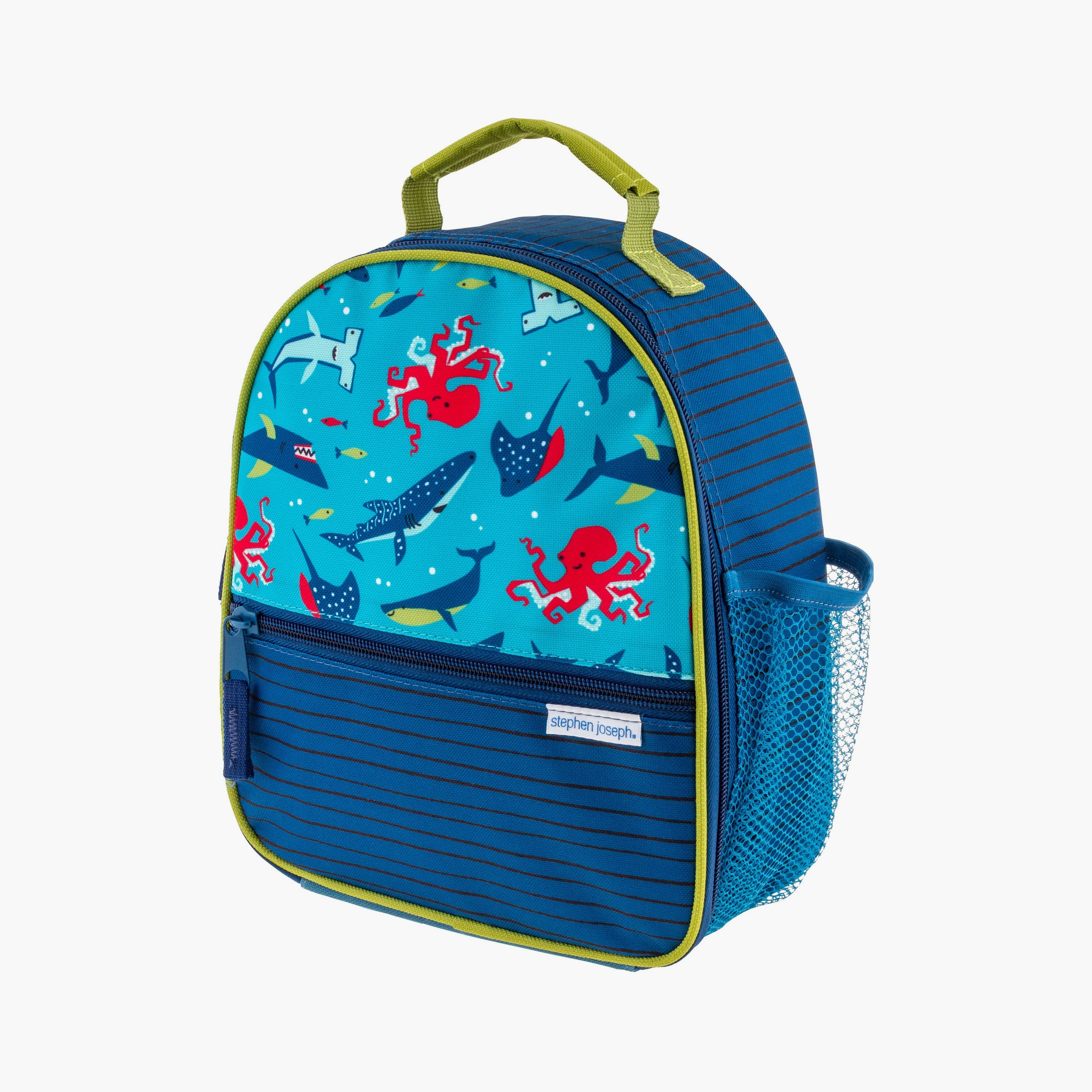 Stephen Joseph All Over Print Lunch Bag - Shark - 10.5 Inch-school-lunchessentials-lunchbags-image-1
