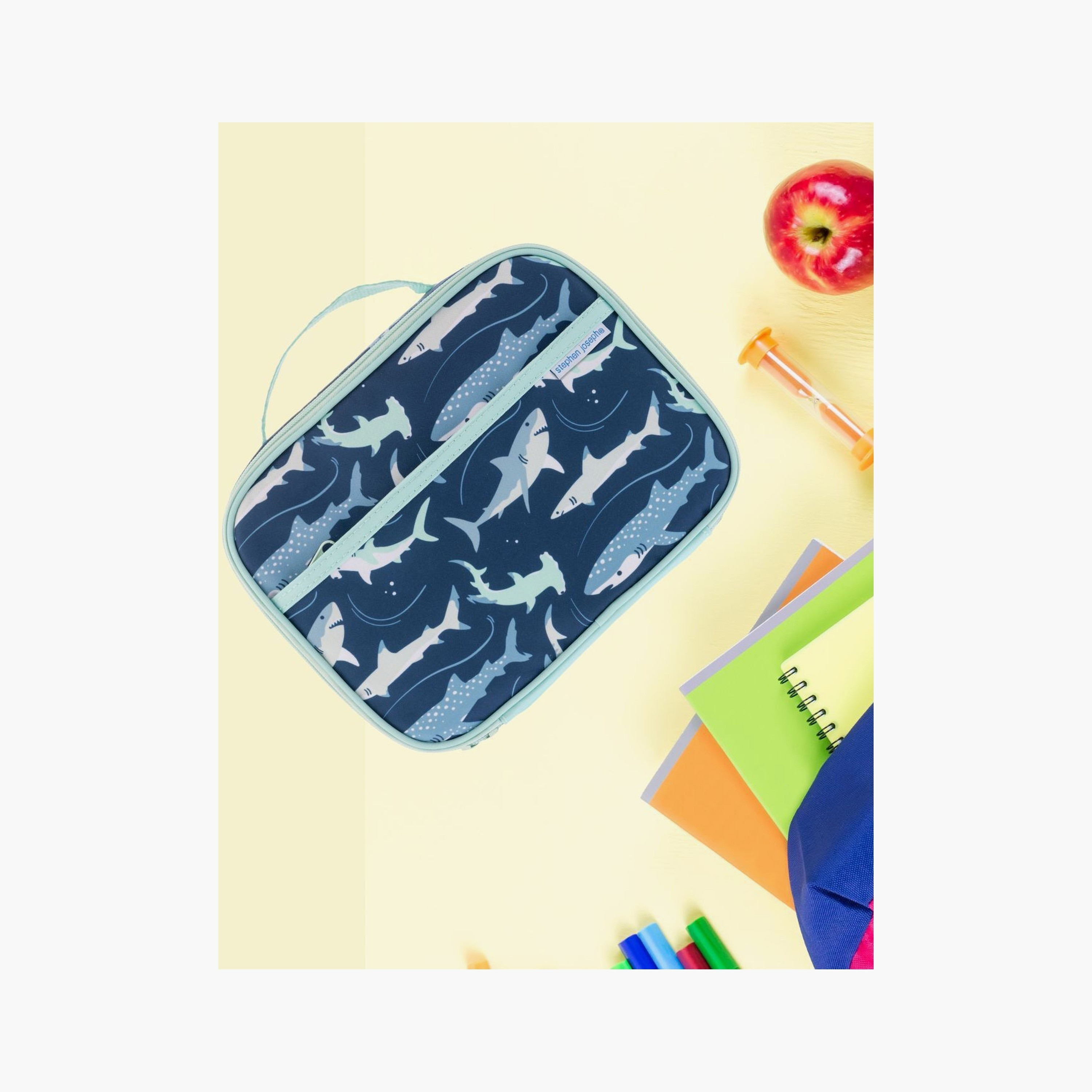 Stephen Joseph Junior Lunch Bag - Shark - 7.5 Inch-school-lunchessentials-lunchbags-image-5