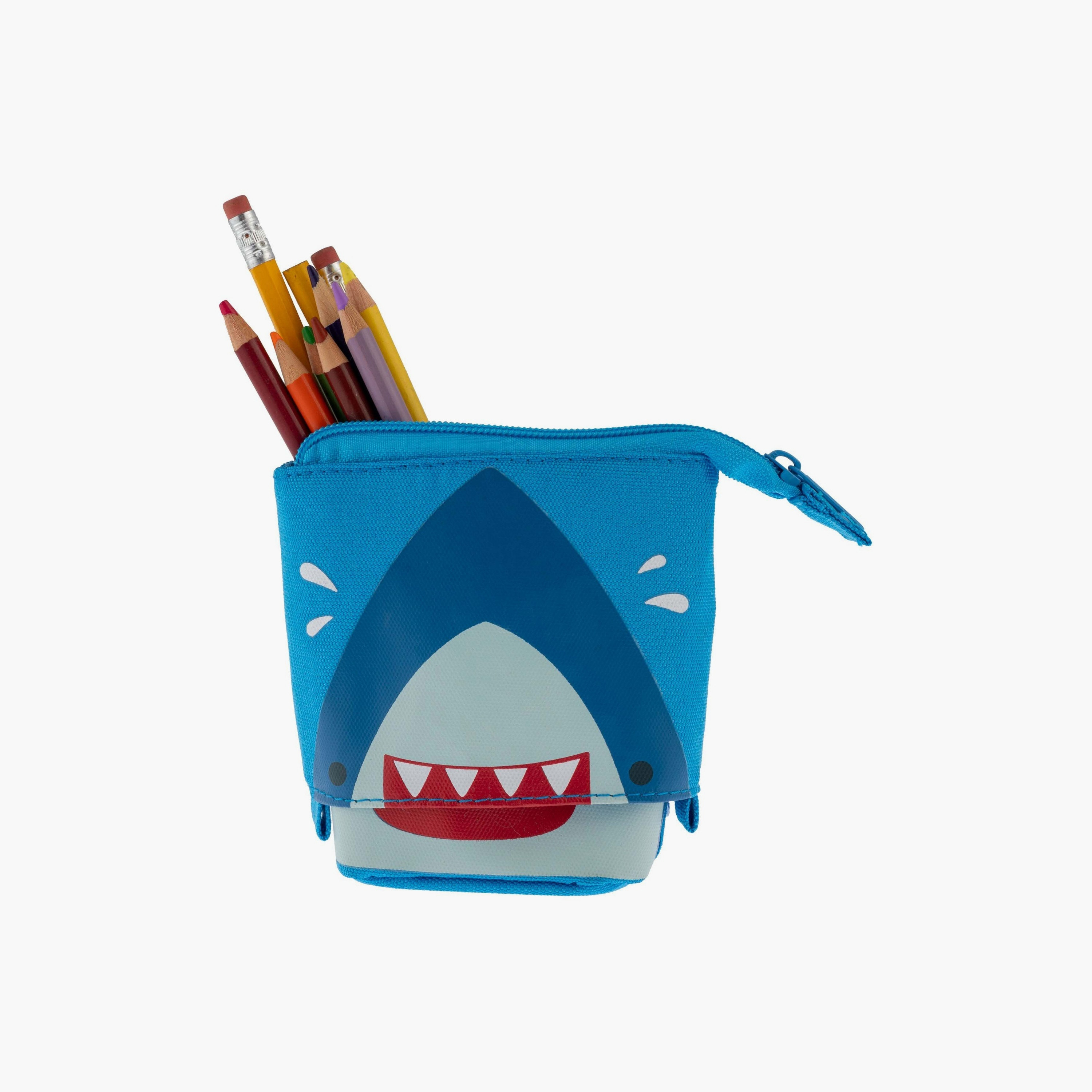 Stephen Joseph Pop Up Pencil Pouch - Shark-school-stationery-pencilcases-image-3