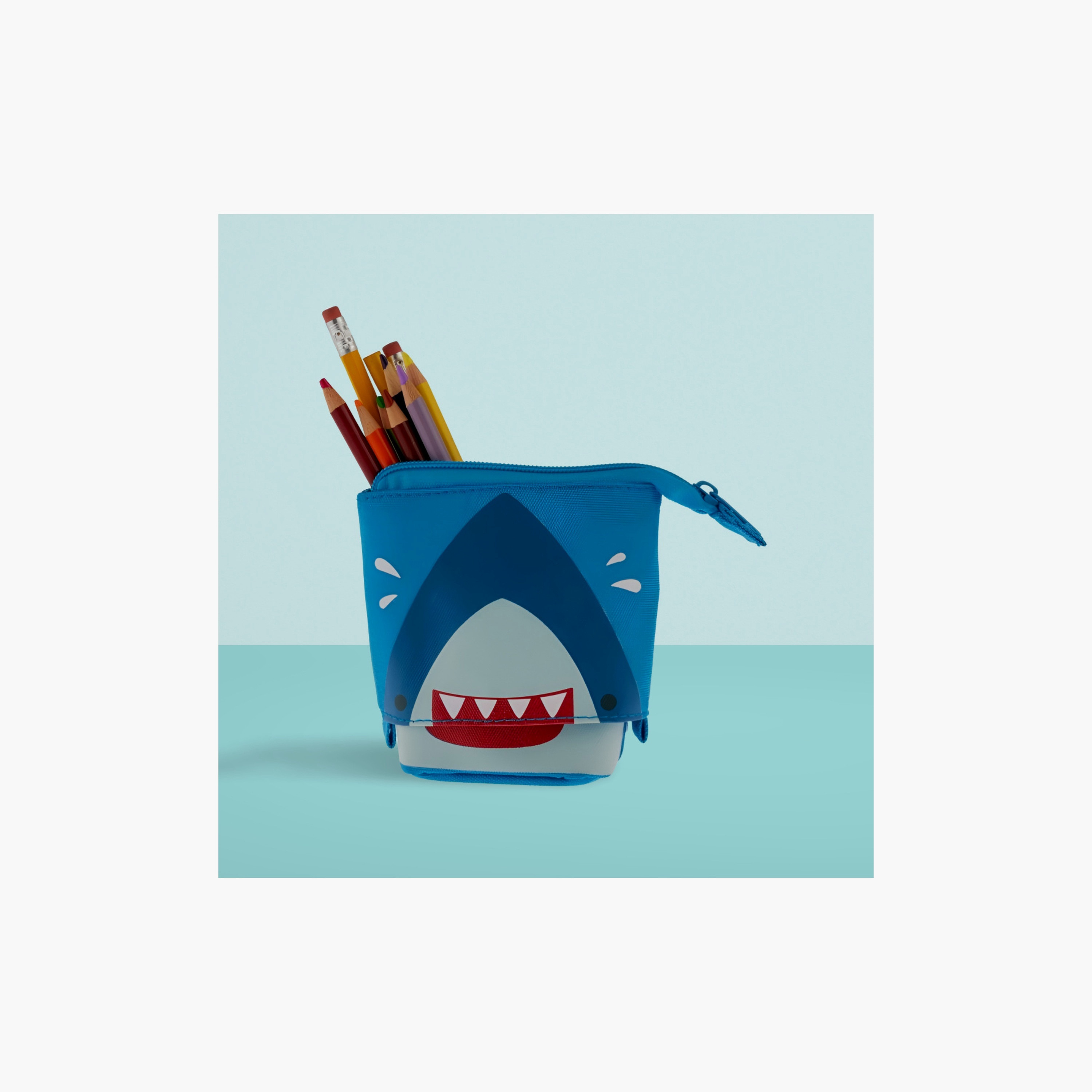 Stephen Joseph Pop Up Pencil Pouch - Shark-school-stationery-pencilcases-image-6