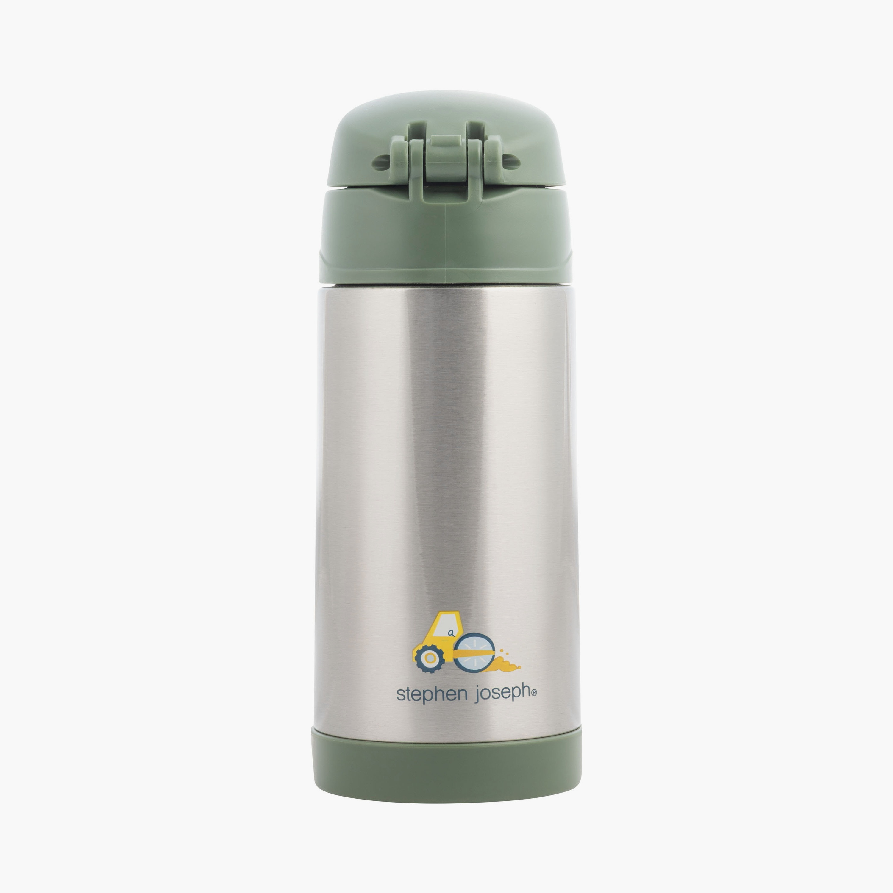 زجاجة ستيفن جوزيف المعزولة المصنوعة من الفولاذ المقاوم للصدأ - بناء - 350 مل-school-waterbottles-image-2