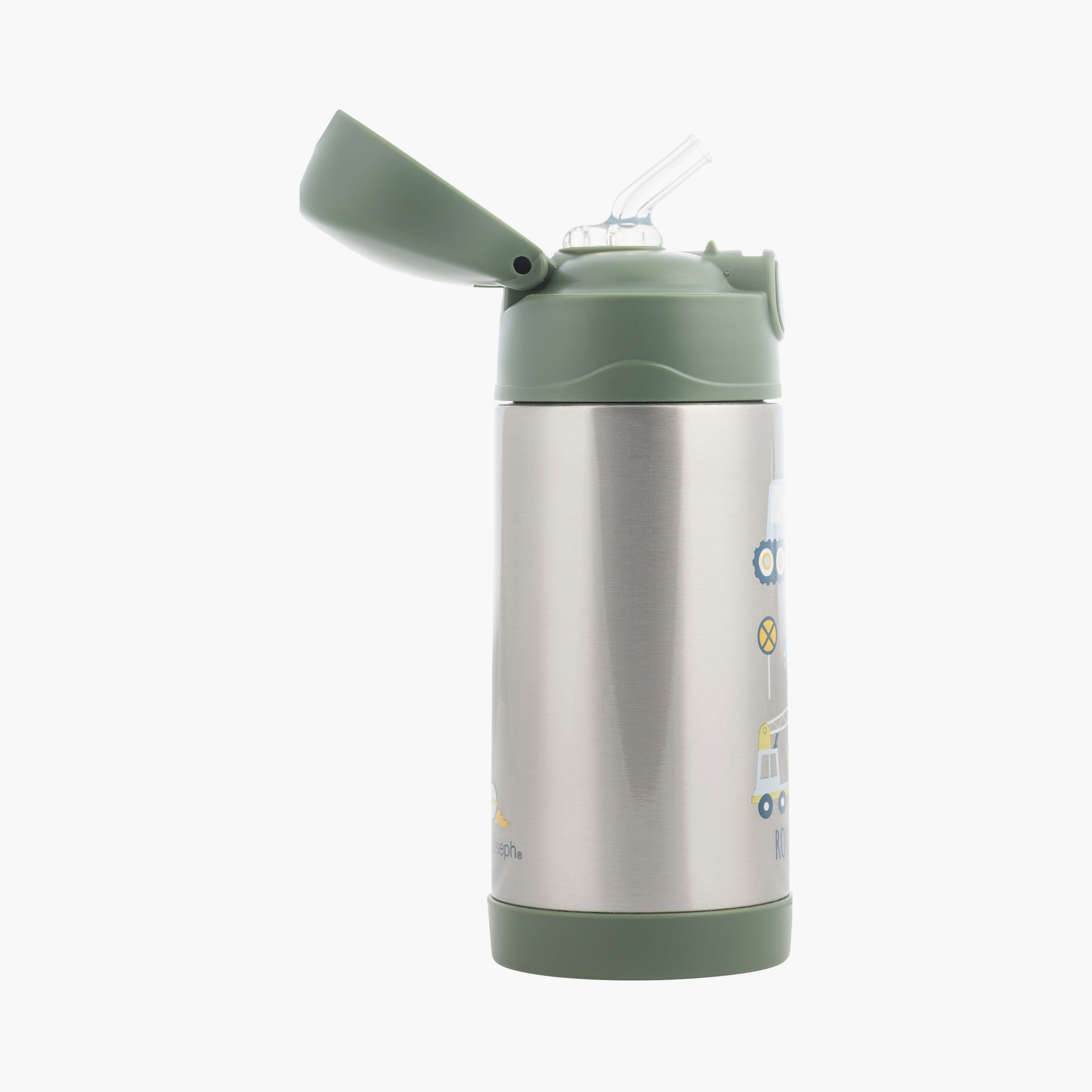 زجاجة ستيفن جوزيف المعزولة المصنوعة من الفولاذ المقاوم للصدأ - بناء - 350 مل-school-waterbottles-image-3
