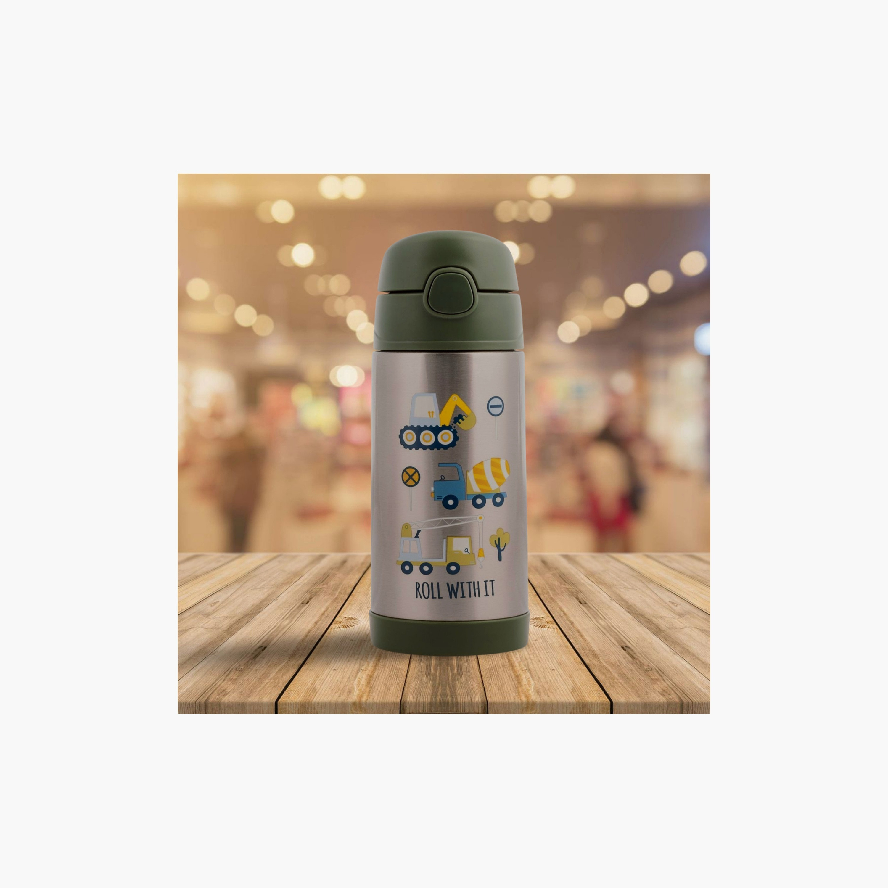 زجاجة ستيفن جوزيف المعزولة المصنوعة من الفولاذ المقاوم للصدأ - بناء - 350 مل-school-waterbottles-image-5