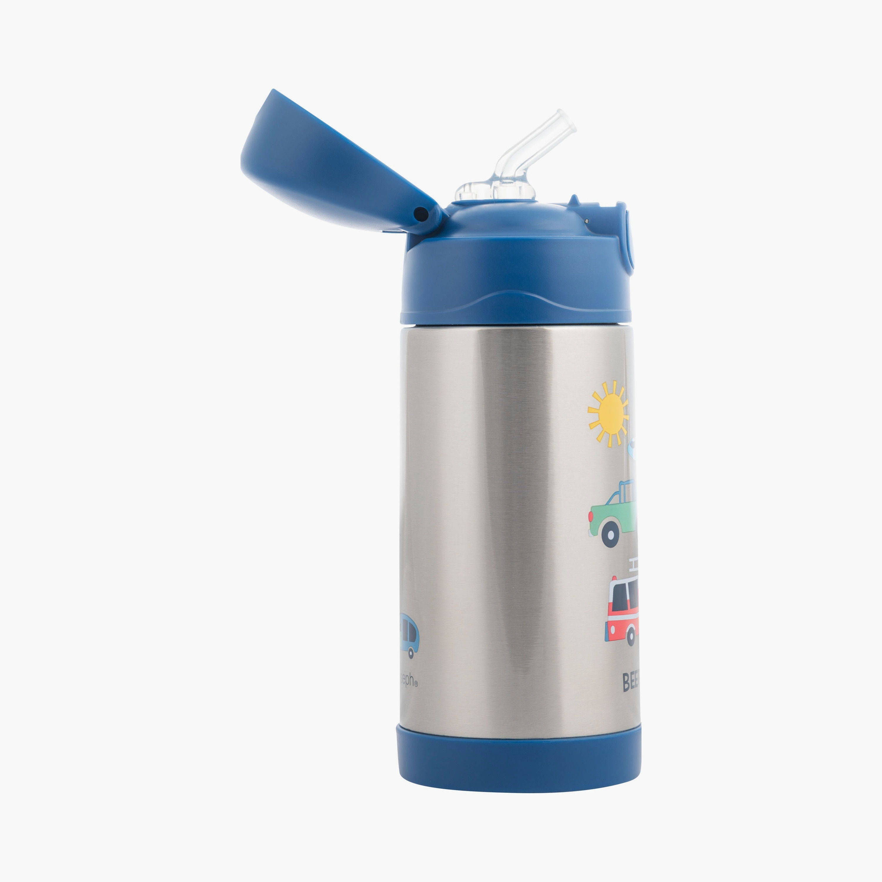 زجاجة ستيفن جوزيف المعزولة المصنوعة من الفولاذ المقاوم للصدأ - النقل - 350 مل-school-waterbottles-image-4