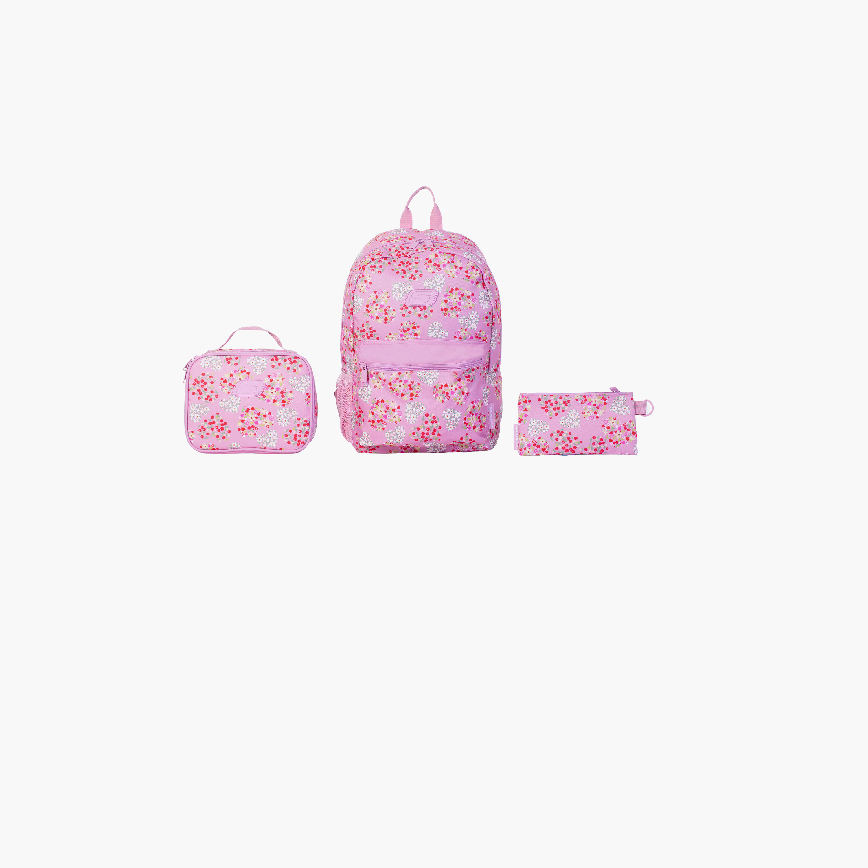 Skechers Solid 3-Piece School Backpack Set for Girls 8-13 Years with Lunch Bag and Pencil Pouch -school-bagsandbackpacks-sets-image-7