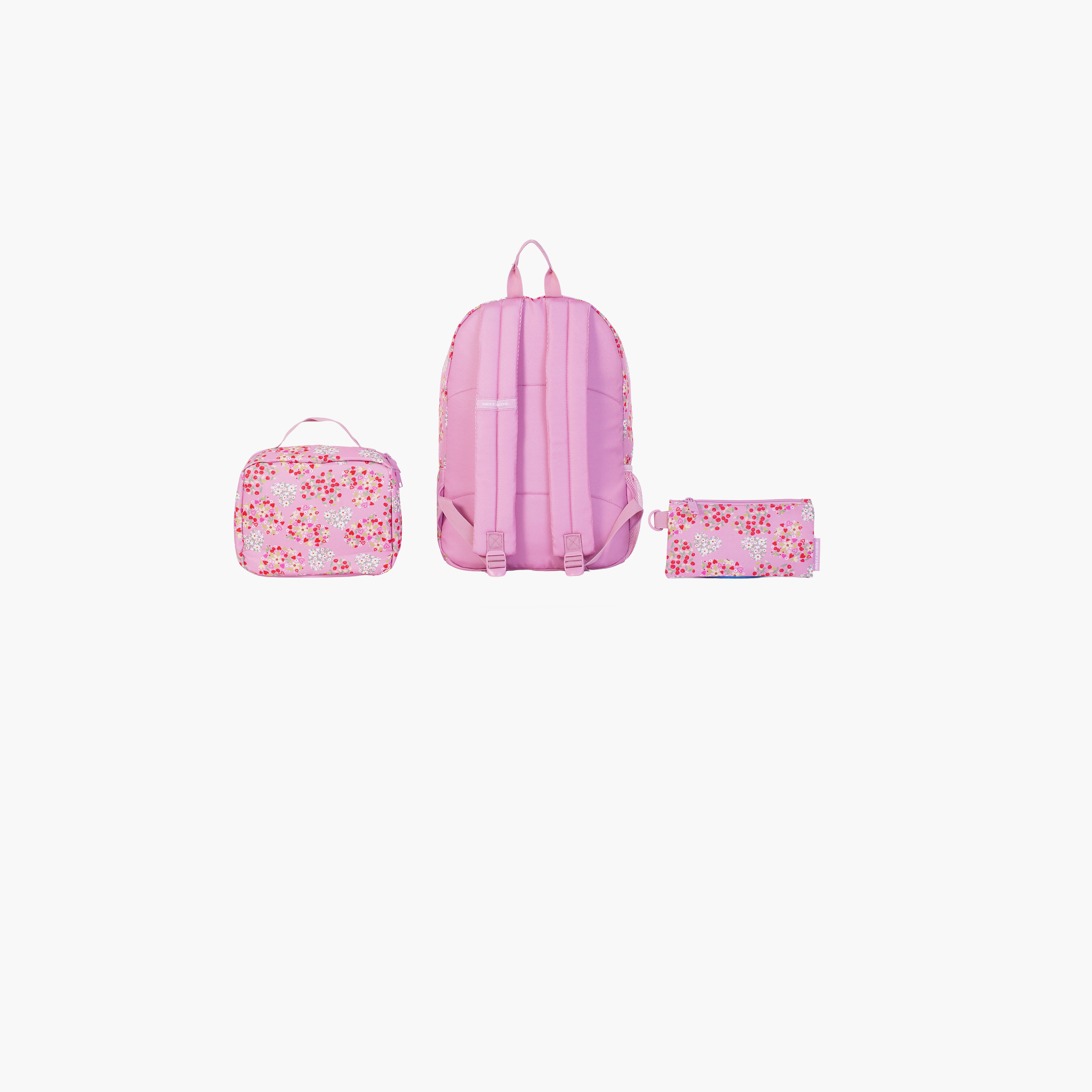 Skechers Solid 3-Piece School Backpack Set for Girls 8-13 Years with Lunch Bag and Pencil Pouch -school-bagsandbackpacks-sets-image-10