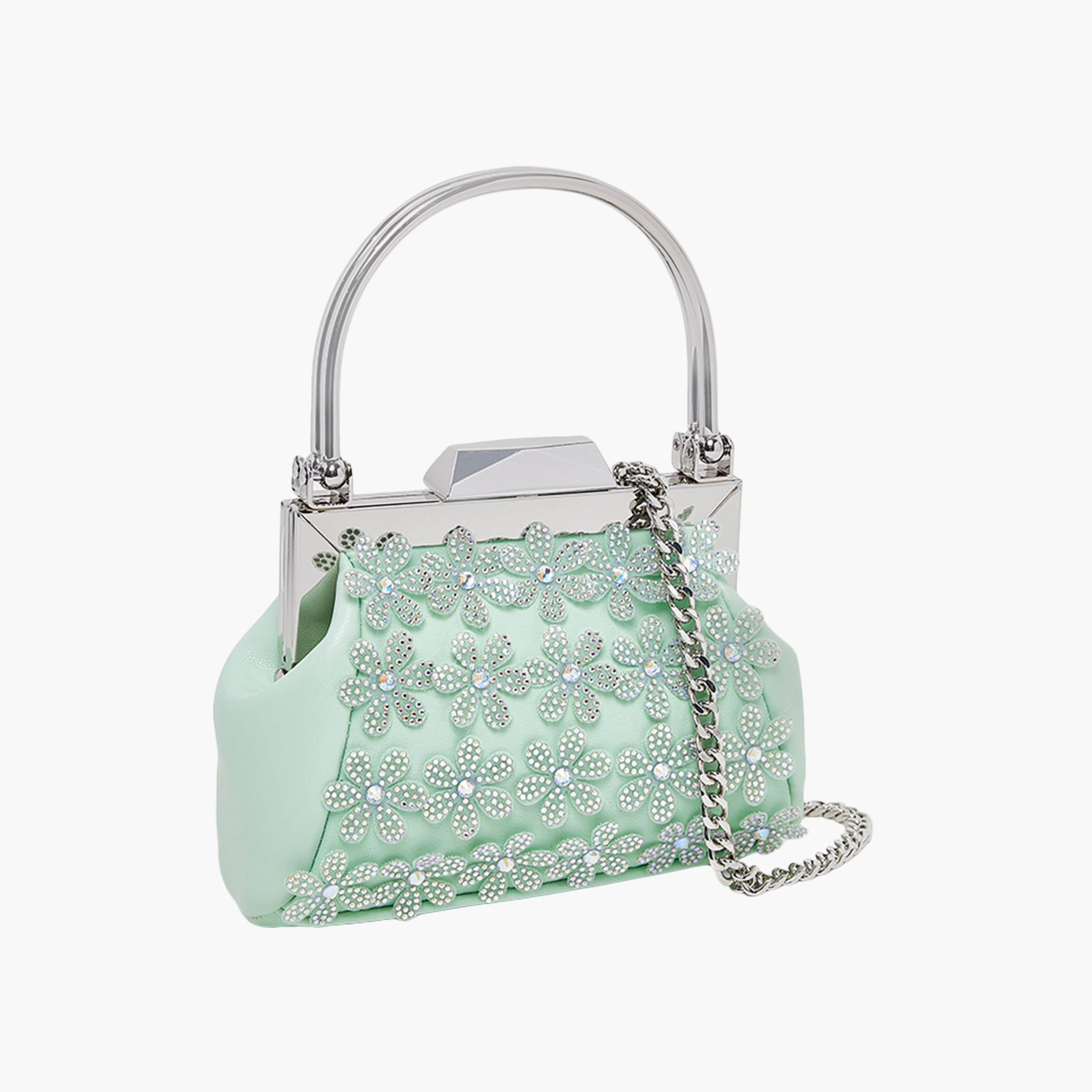 شنطة كلاتش مزينة بزهور وحزام سلسلة من ستيف مادن-women-bagsandwallets-handbags-image-9