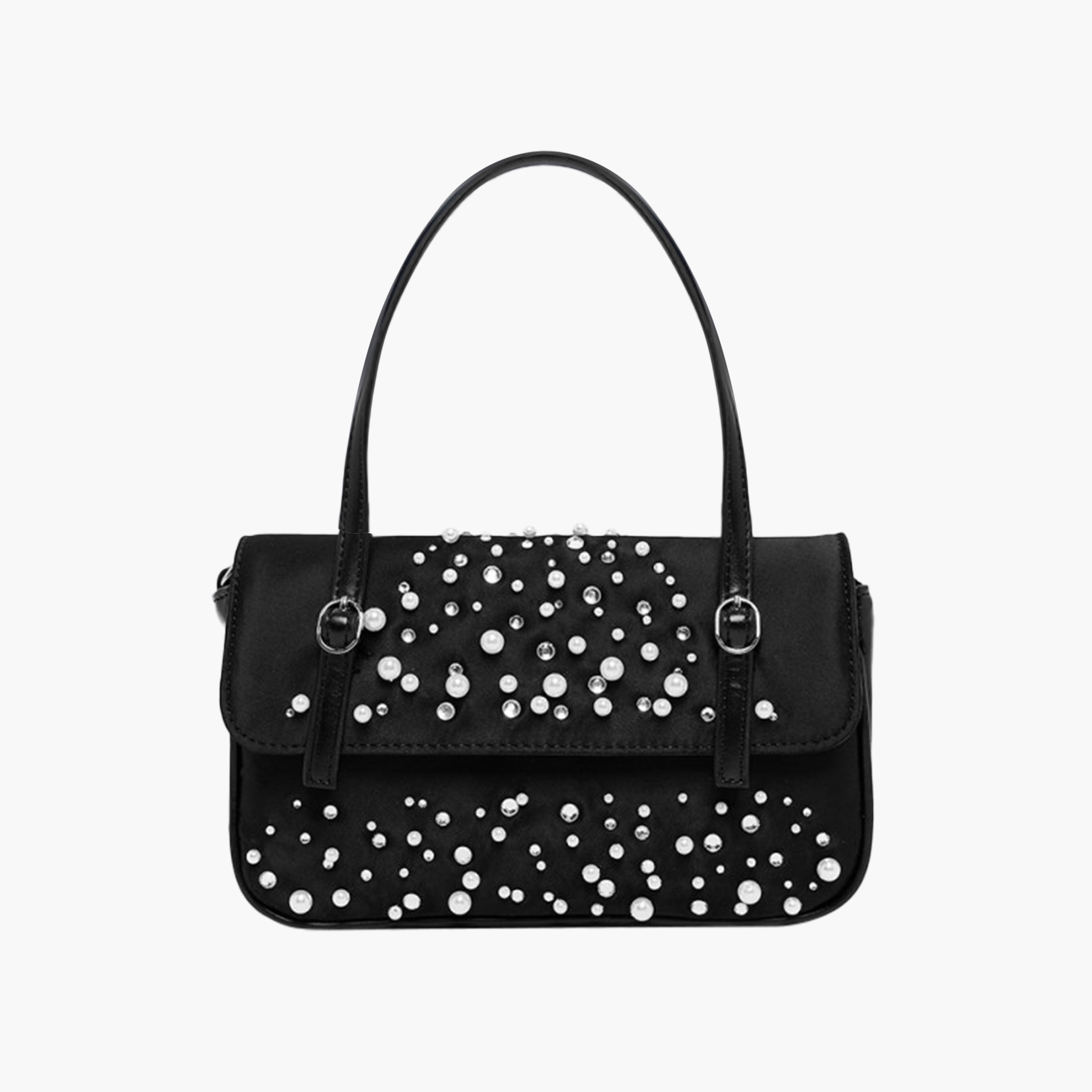 STEVE MADDEN Embellished Shoulder Bag with Chain Strap-women-bagsandwallets-handbags-image-4