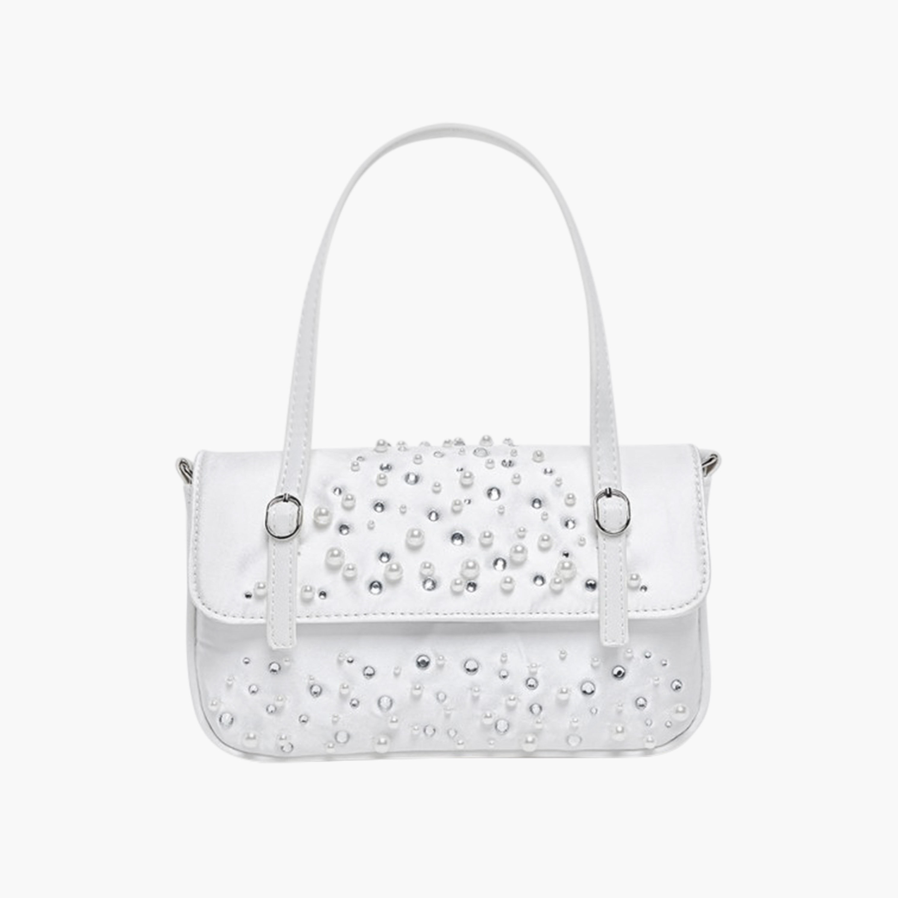 STEVE MADDEN Embellished Shoulder Bag with Chain Strap-women-bagsandwallets-handbags-image-7
