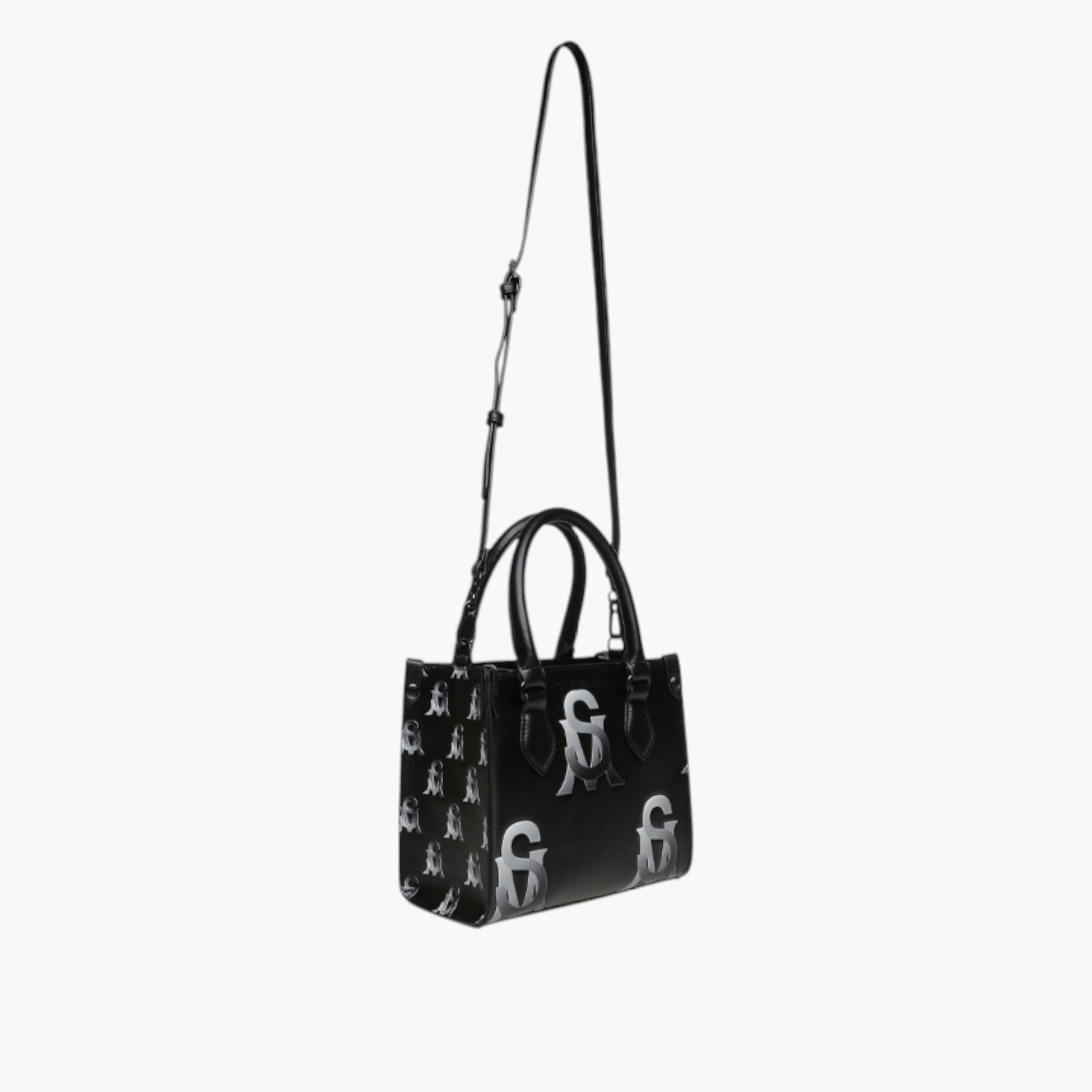 STEVE MADDEN Monogram Print Tote Bag with Detachable Strap-women-bagsandwallets-handbags-image-2
