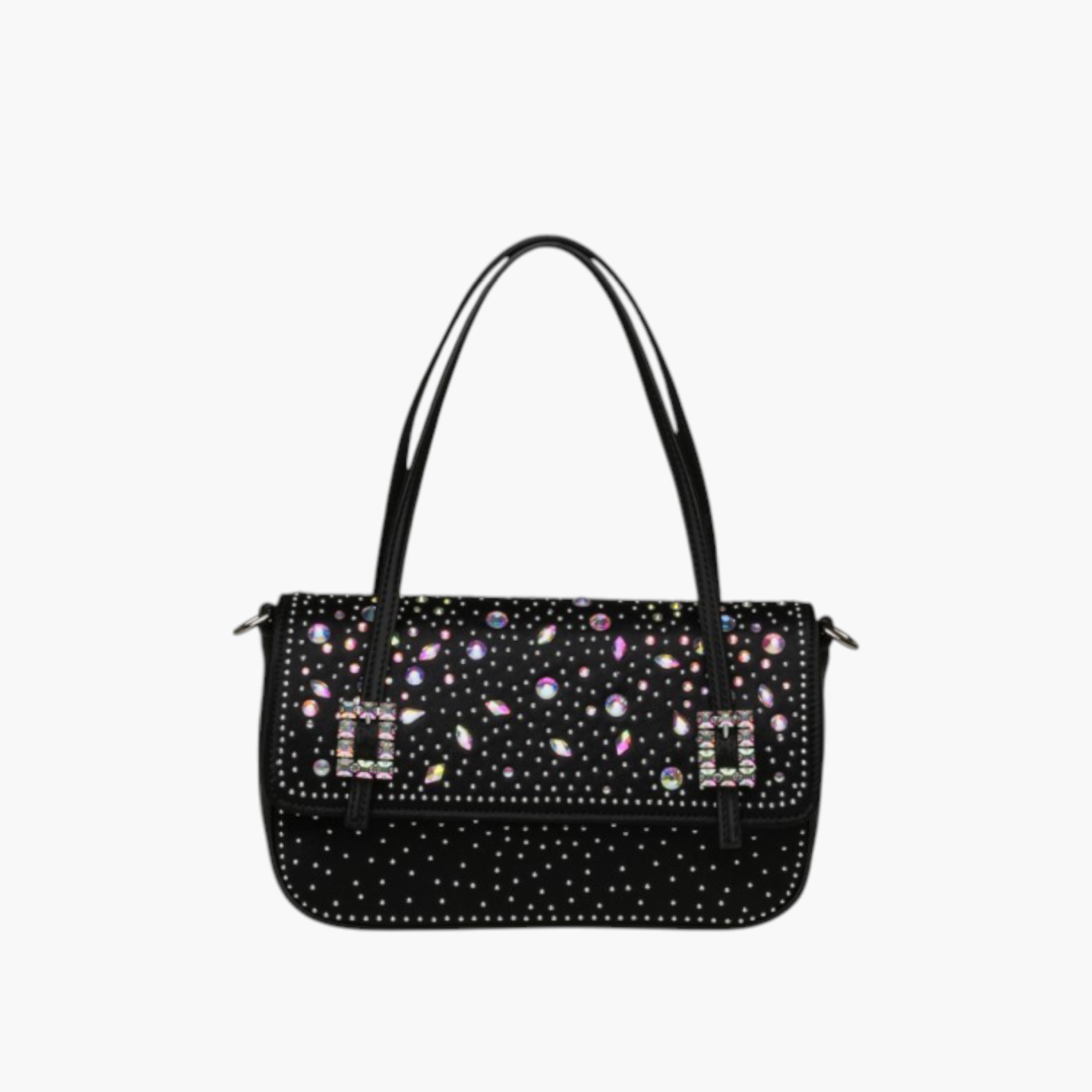 شنطة كتف مزينة بحزام سلسلة من ستيف مادن-women-bagsandwallets-handbags-image-1