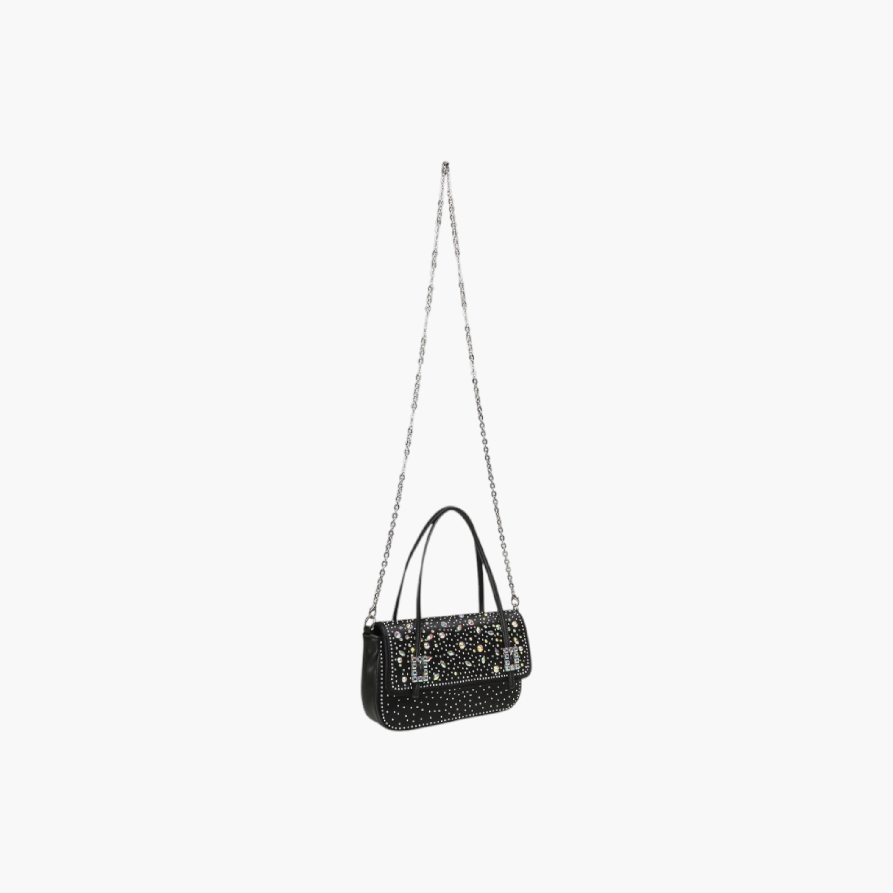 STEVE MADDEN Embellished Shoulder Bag with Chain Strap-women-bagsandwallets-handbags-image-3