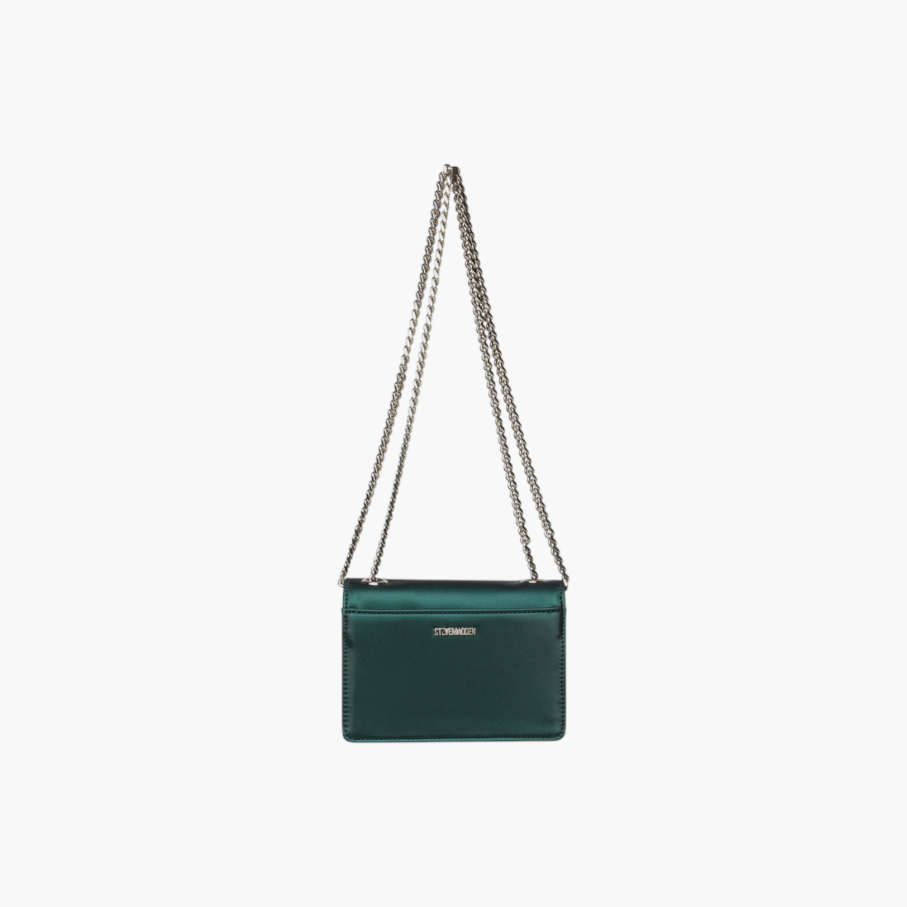 STEVE MADDEN Embellished Buckle Crossbody Bag with Chain Strap-women-bagsandwallets-handbags-image-2