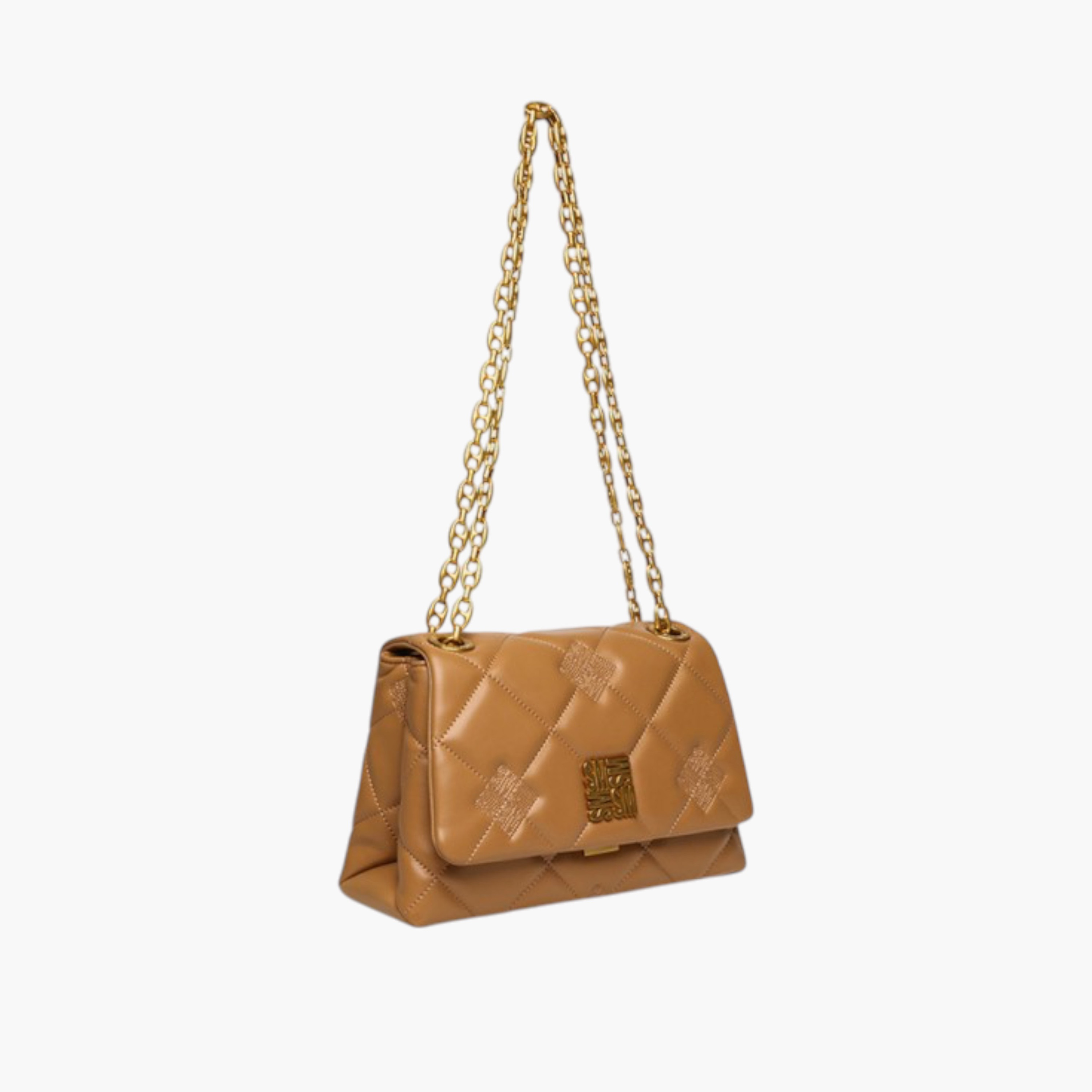 STEVE MADDEN Quilted Crossbody Bag with Chain Strap-women-bagsandwallets-handbags-image-1
