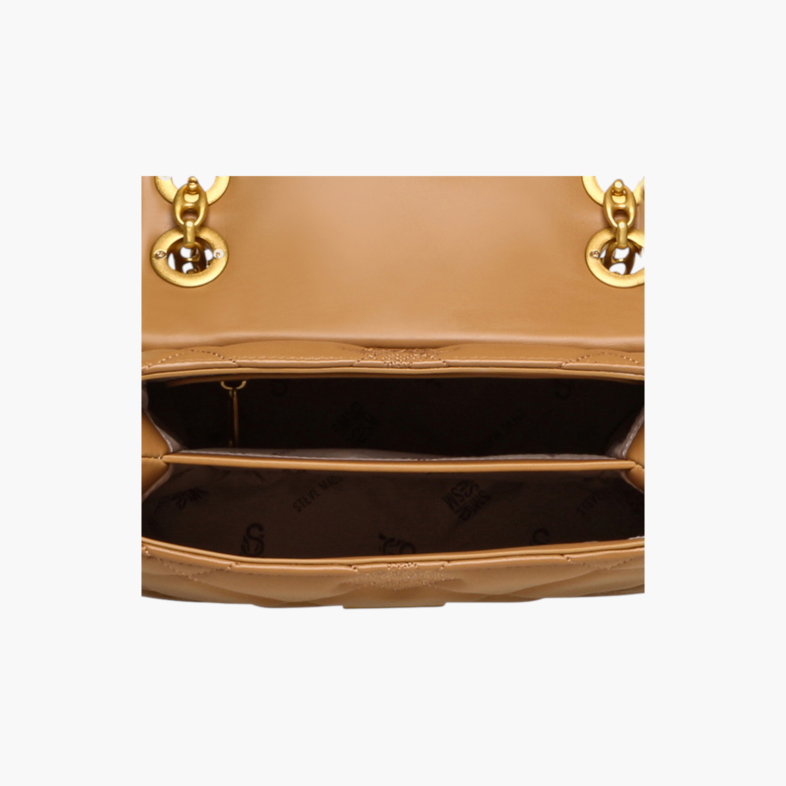 STEVE MADDEN Quilted Crossbody Bag with Chain Strap-women-bagsandwallets-handbags-image-2