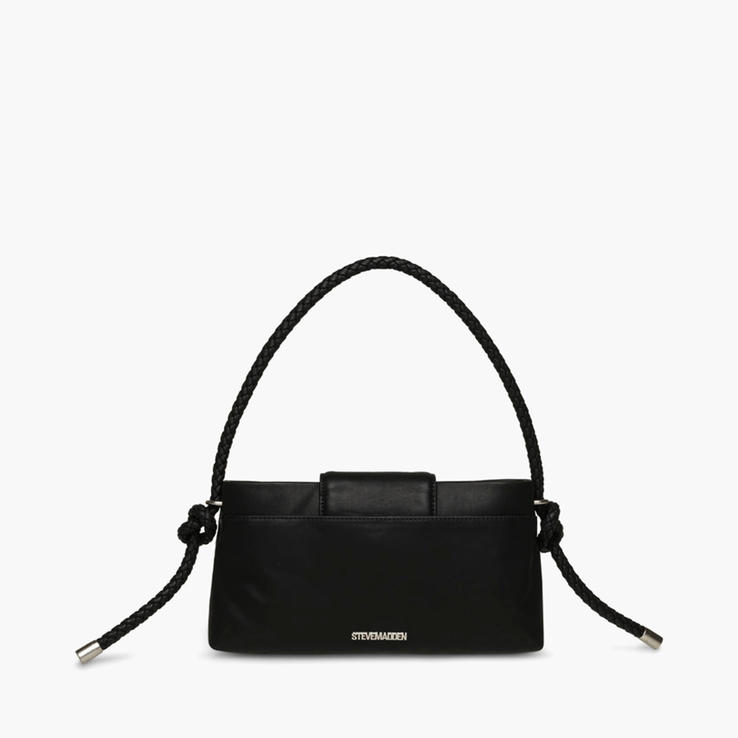 STEVE MADDEN Monotone Shoulder Bag with Braided Strap-women-bagsandwallets-handbags-image-2
