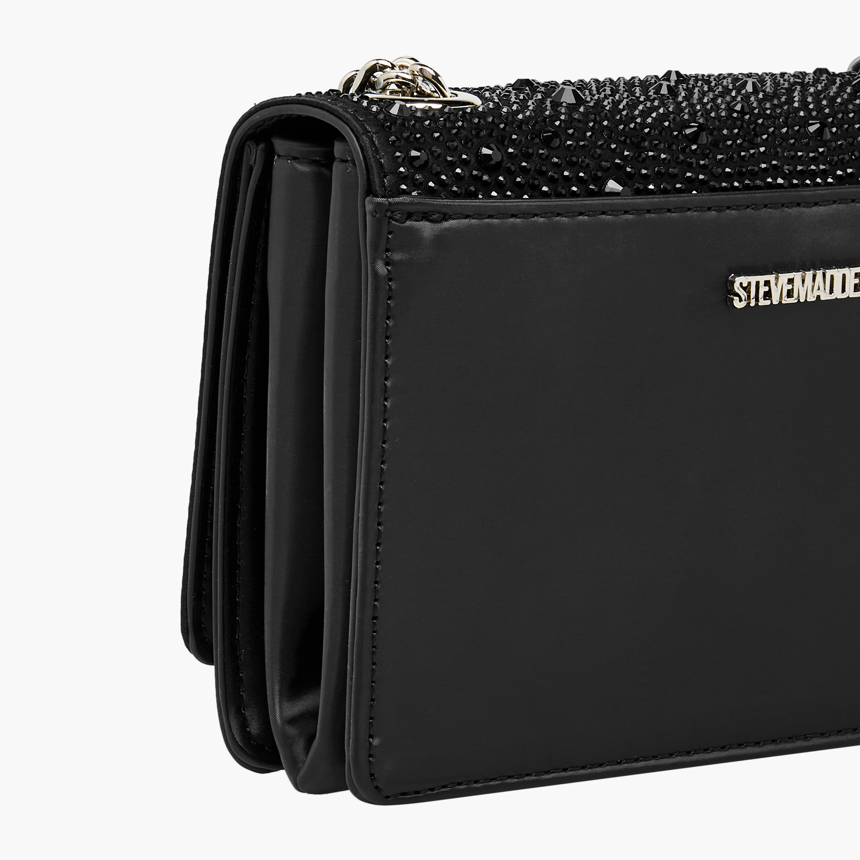 STEVE MADDEN Embellished Crossbody Bag with Chain Strap-women-bagsandwallets-handbags-image-5