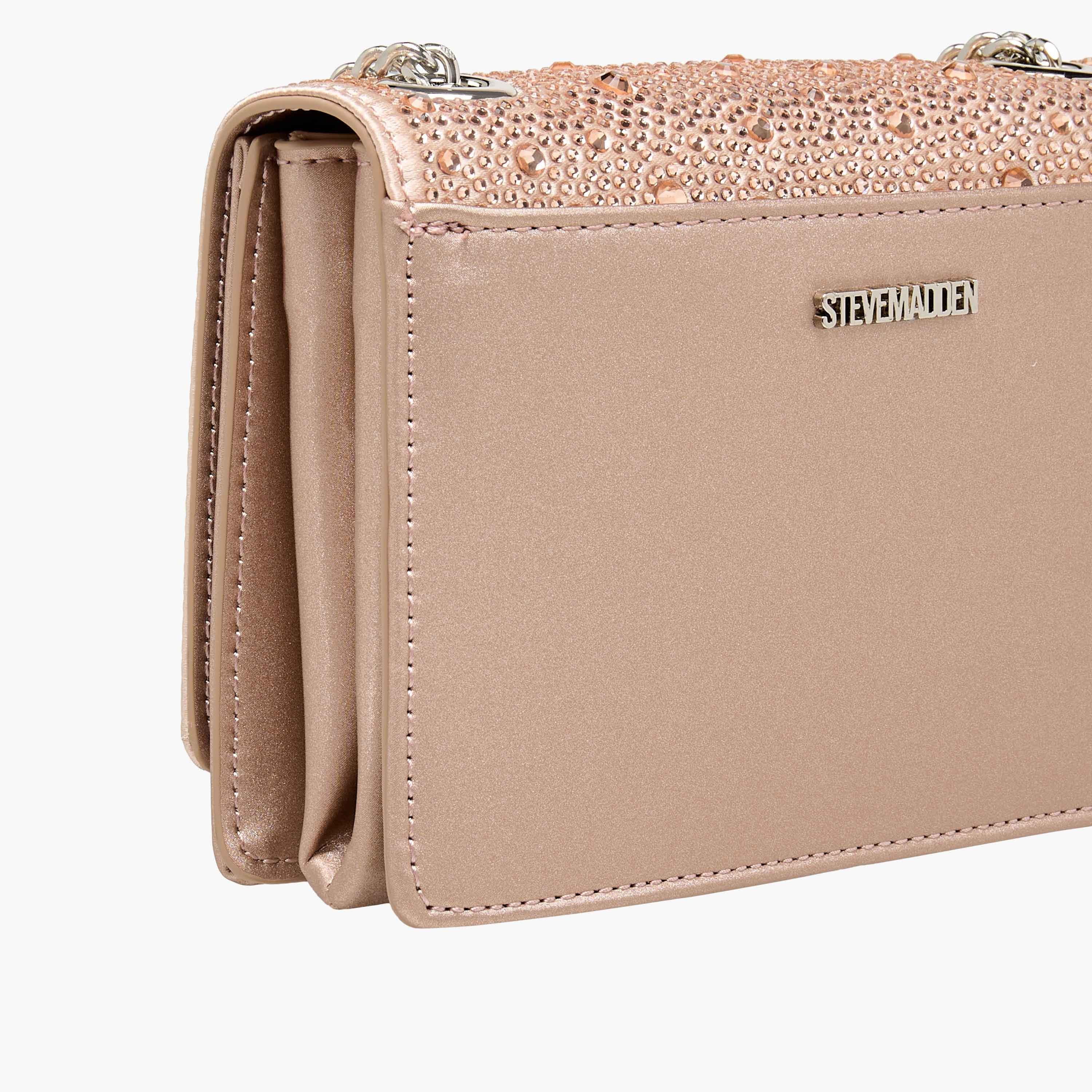STEVE MADDEN Embellished Crossbody Bag with Chain Strap-women-bagsandwallets-handbags-image-6