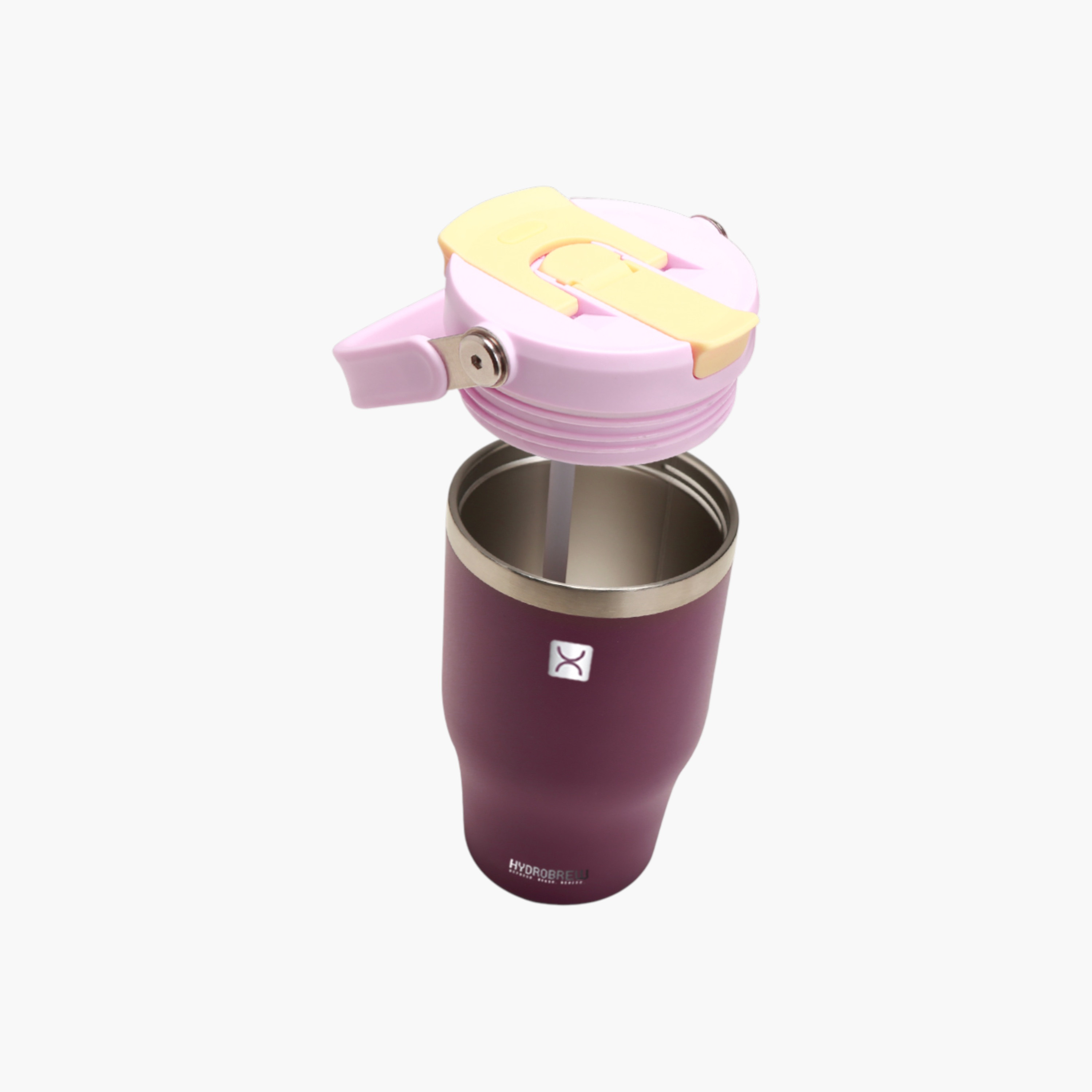 Hydrobrew Vacuum Insulated Sipper Tumbler with Handle - 500 ml-school-waterbottles-image-10