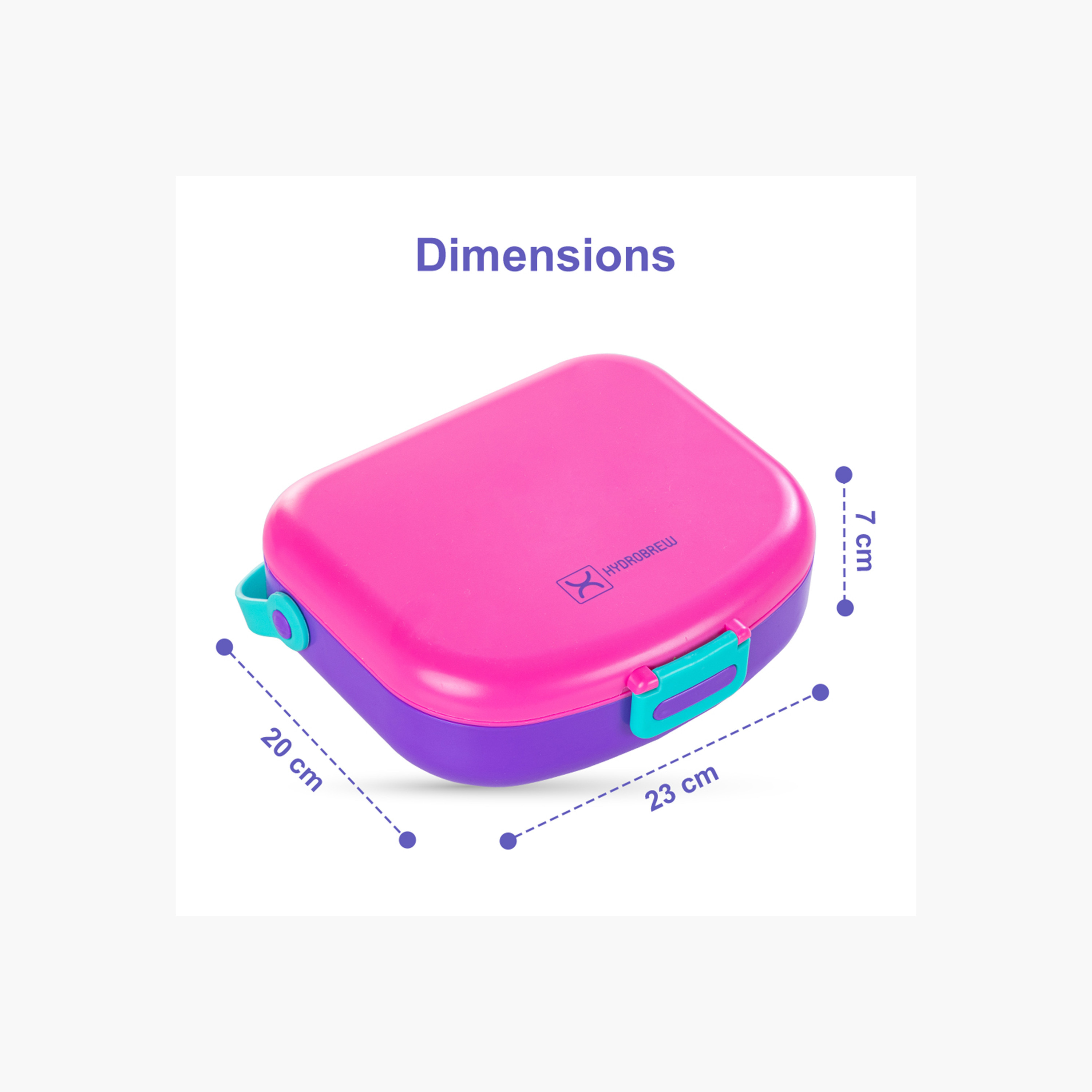صندوق غداء بينتو سادة 4 أقسام مع ملعقة وشوكة من هيدروبرو-school-lunchessentials-lunchboxes-image-6