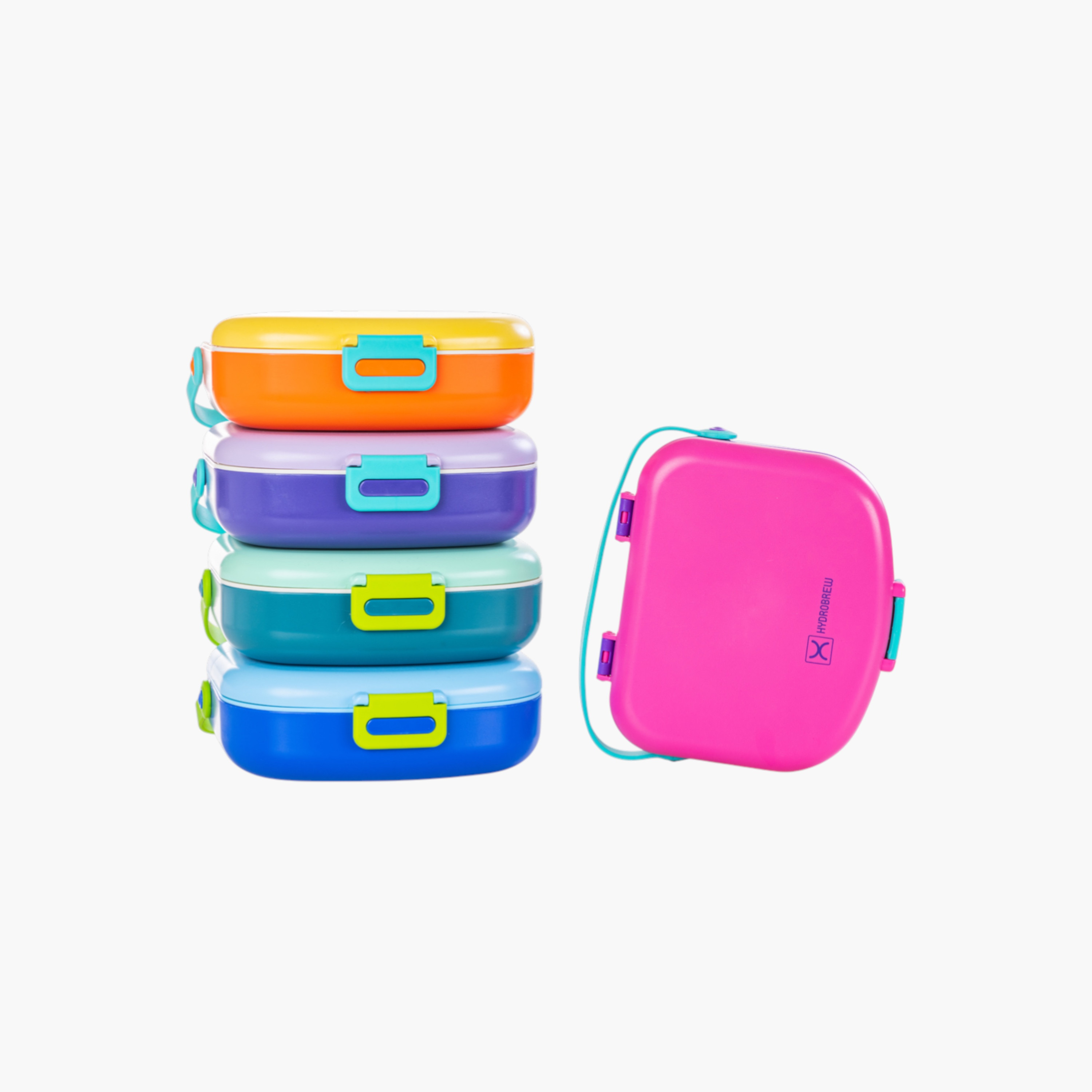 صندوق غداء بينتو سادة 4 أقسام مع ملعقة وشوكة من هيدروبرو-school-lunchessentials-lunchboxes-image-7