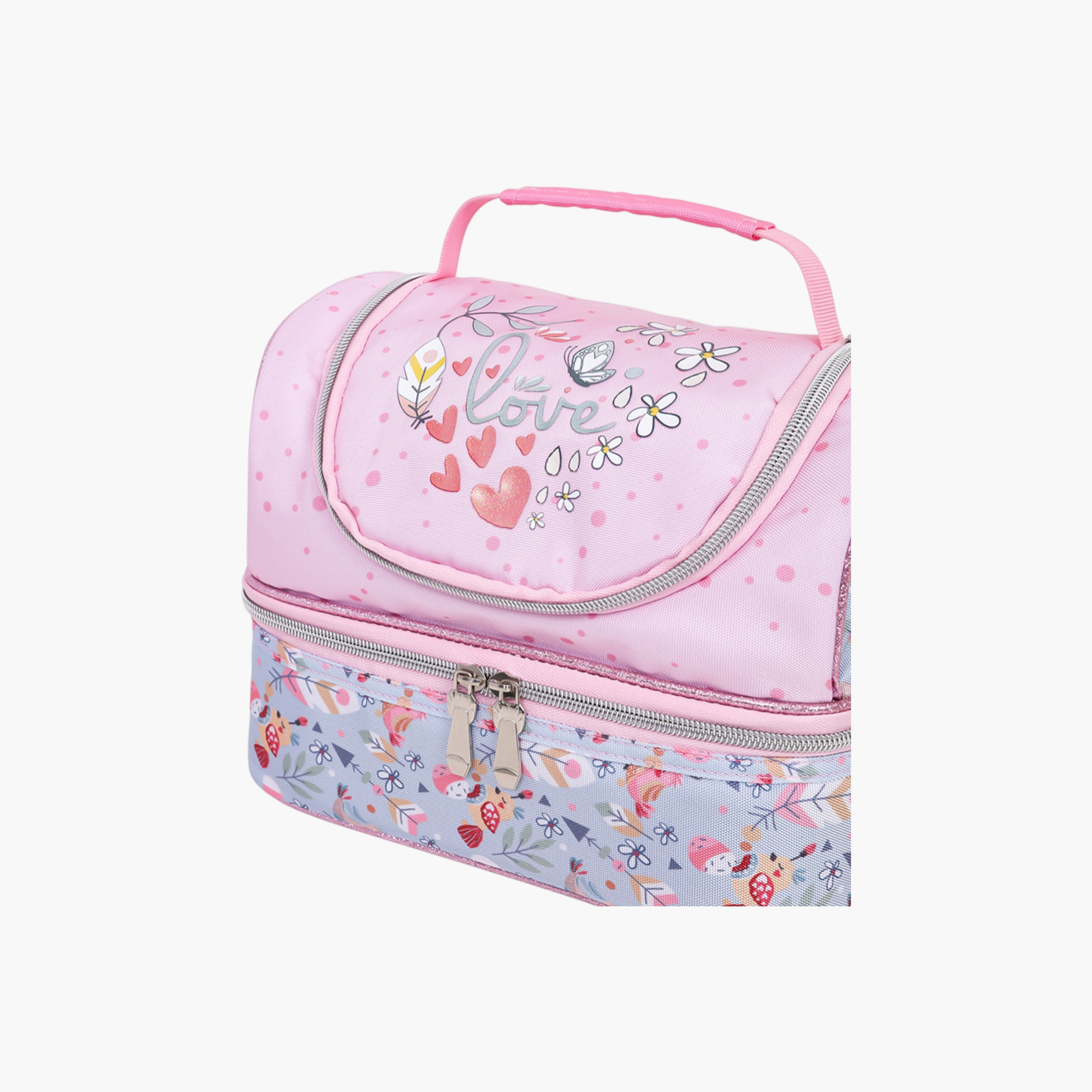 Eazy Kids Printed Lunch Bag with Zip Closure-school-lunchessentials-lunchbags-image-3