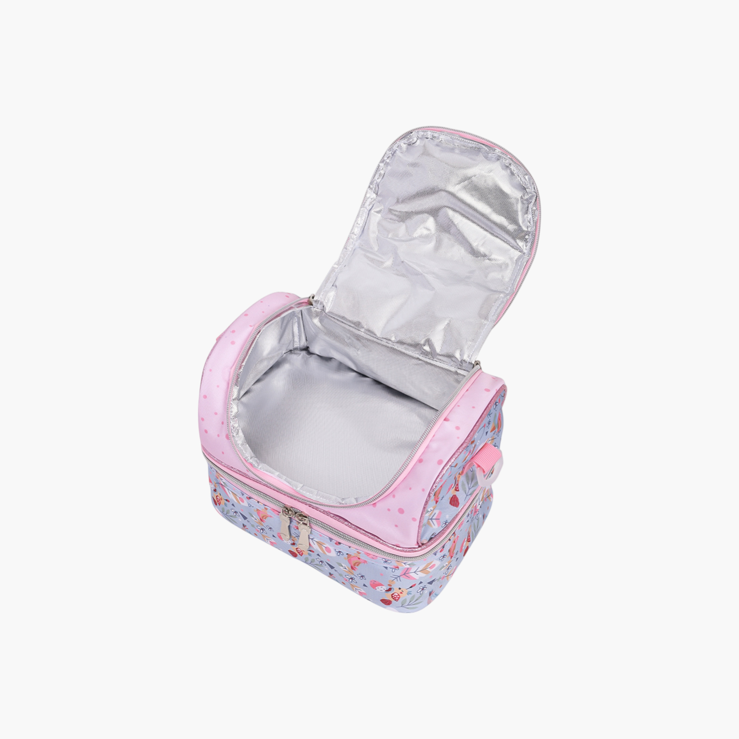 Eazy Kids Printed Lunch Bag with Zip Closure-school-lunchessentials-lunchbags-image-4