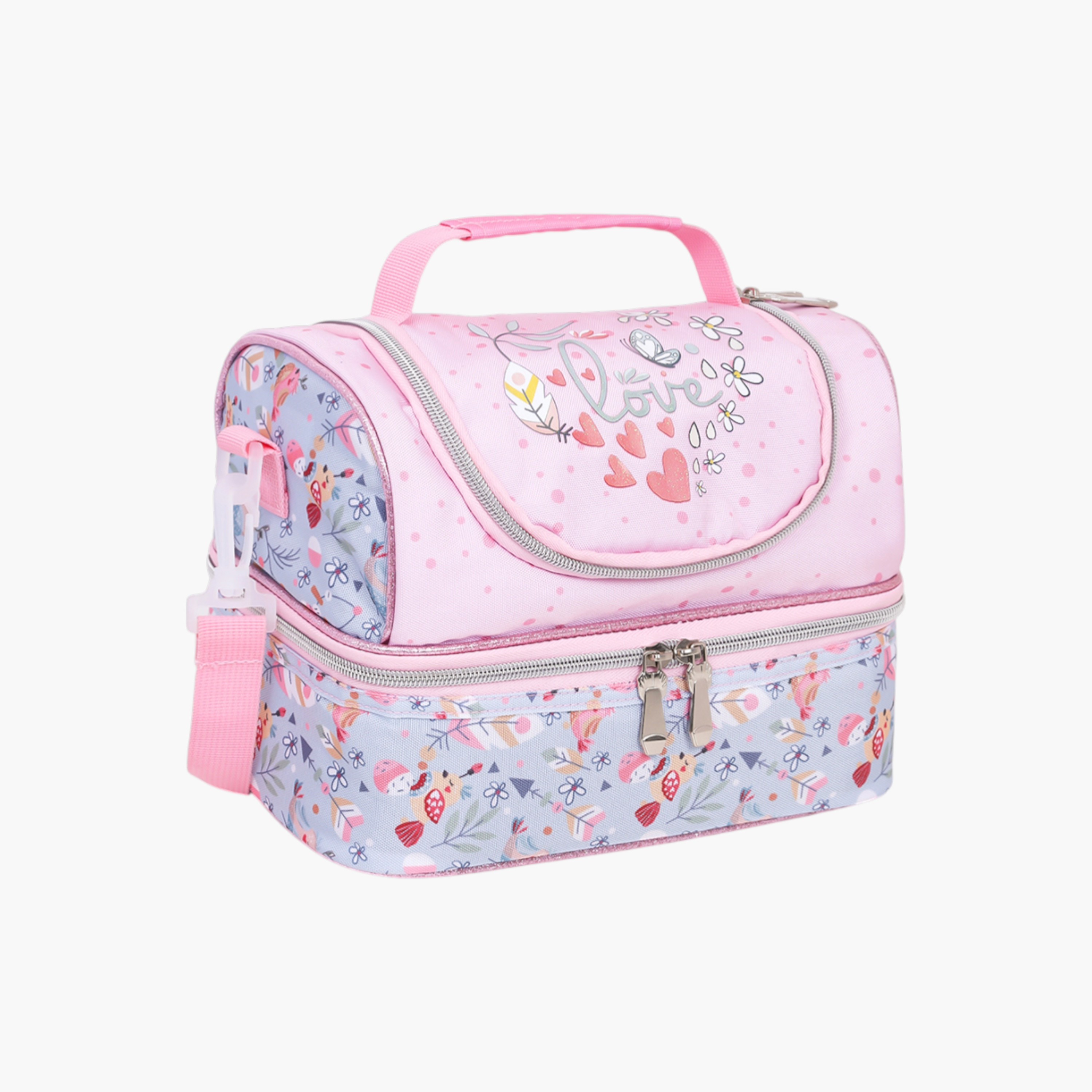 شنطة غداء بطبعات وسحاب إغلاق من إيزي كيدز-school-lunchessentials-lunchbags-image-6