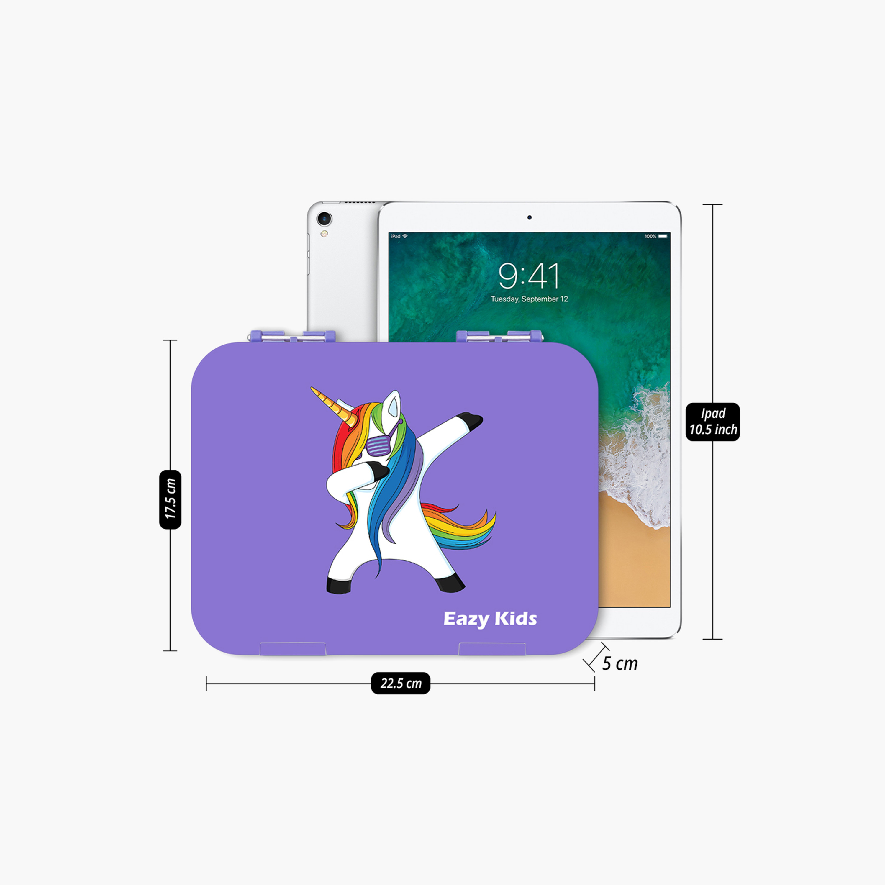 Eazy Kids Unicorn Print 6-Compartment Bento Lunch Box-school-lunchessentials-lunchboxes-image-10