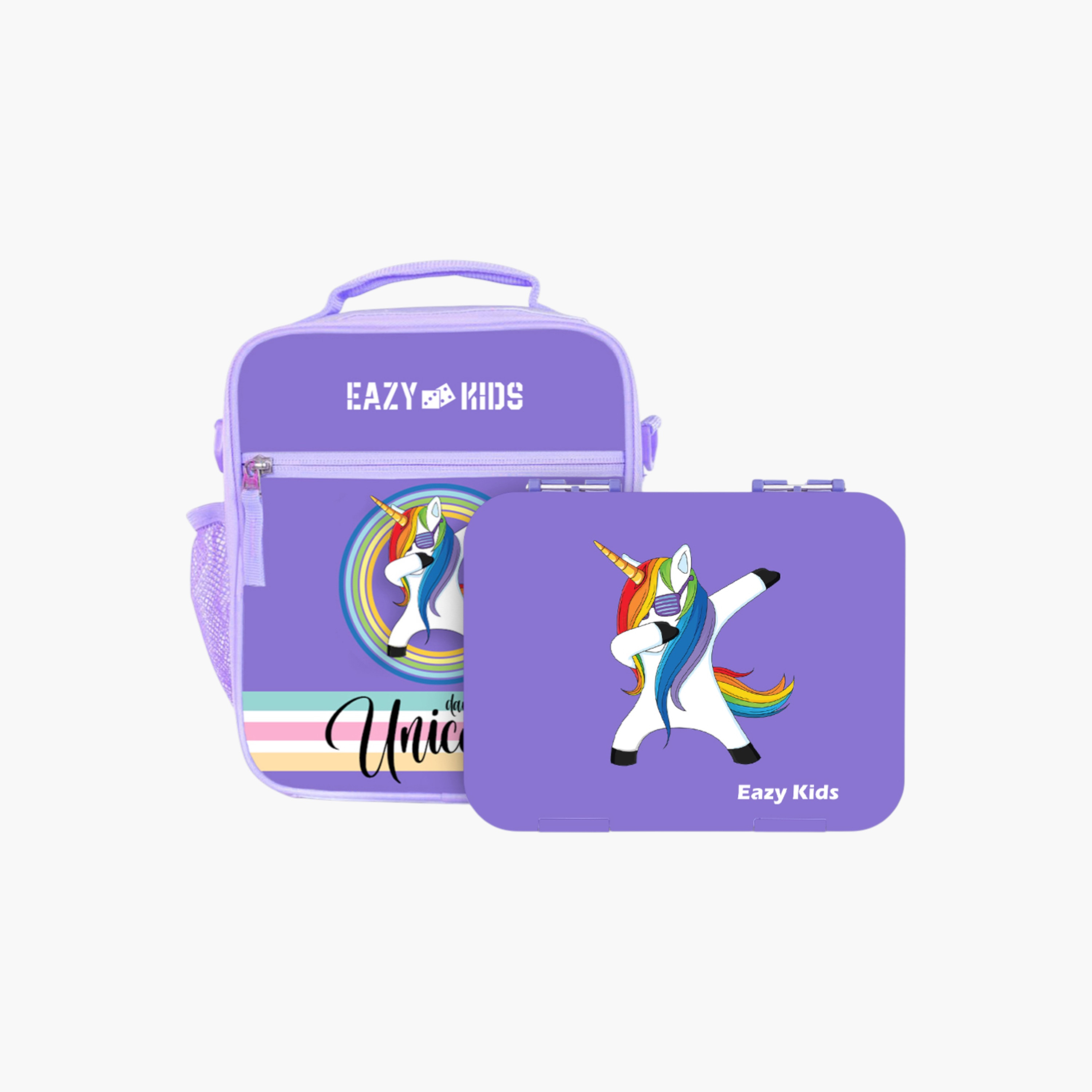 Eazy Kids Unicorn Print 6-Compartment Bento Lunch Box-school-lunchessentials-lunchboxes-image-9