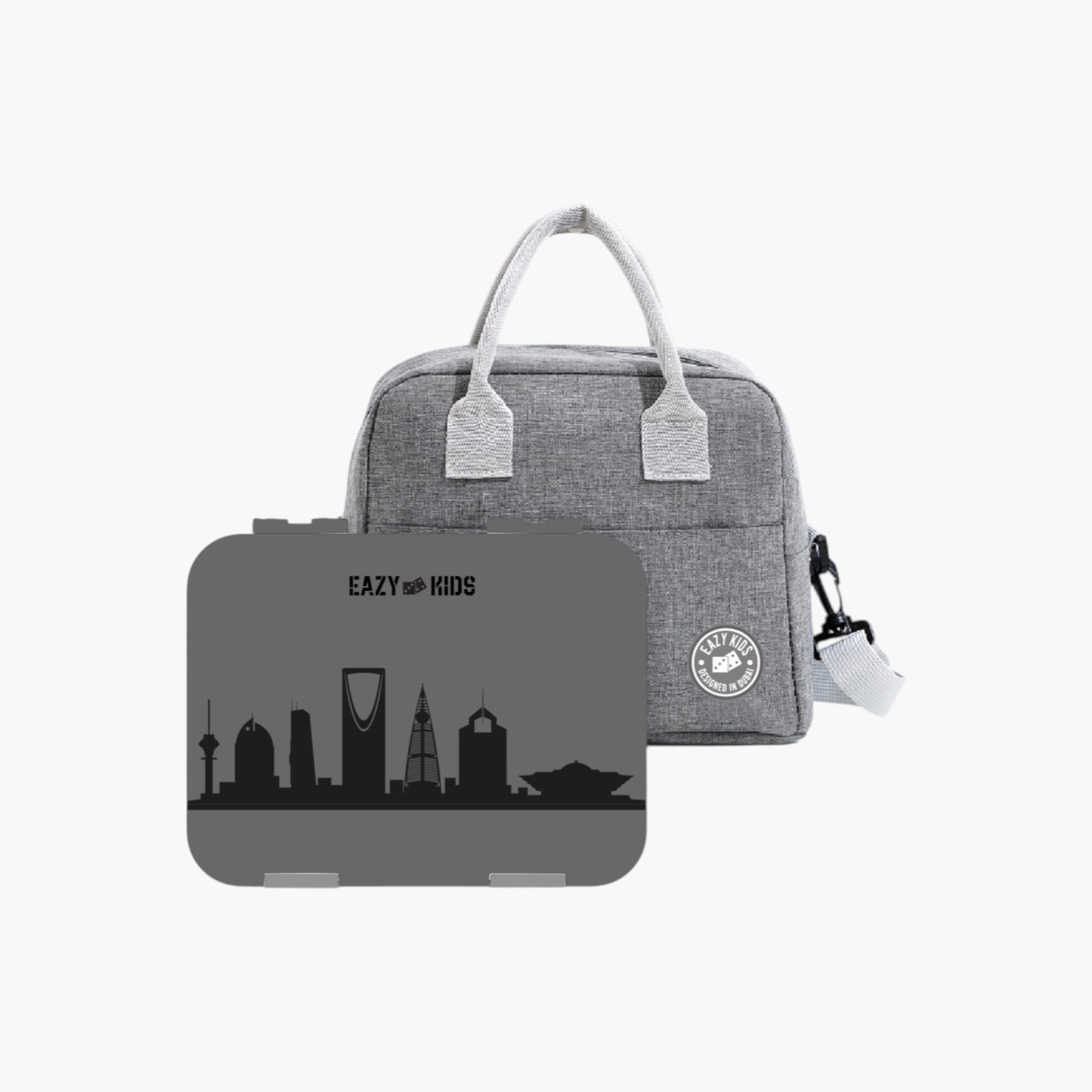Eazy Kids Printed 4-Compartment Bento Lunch Box and Sandwich Cutter Set-school-lunchessentials-lunchboxes-image-7