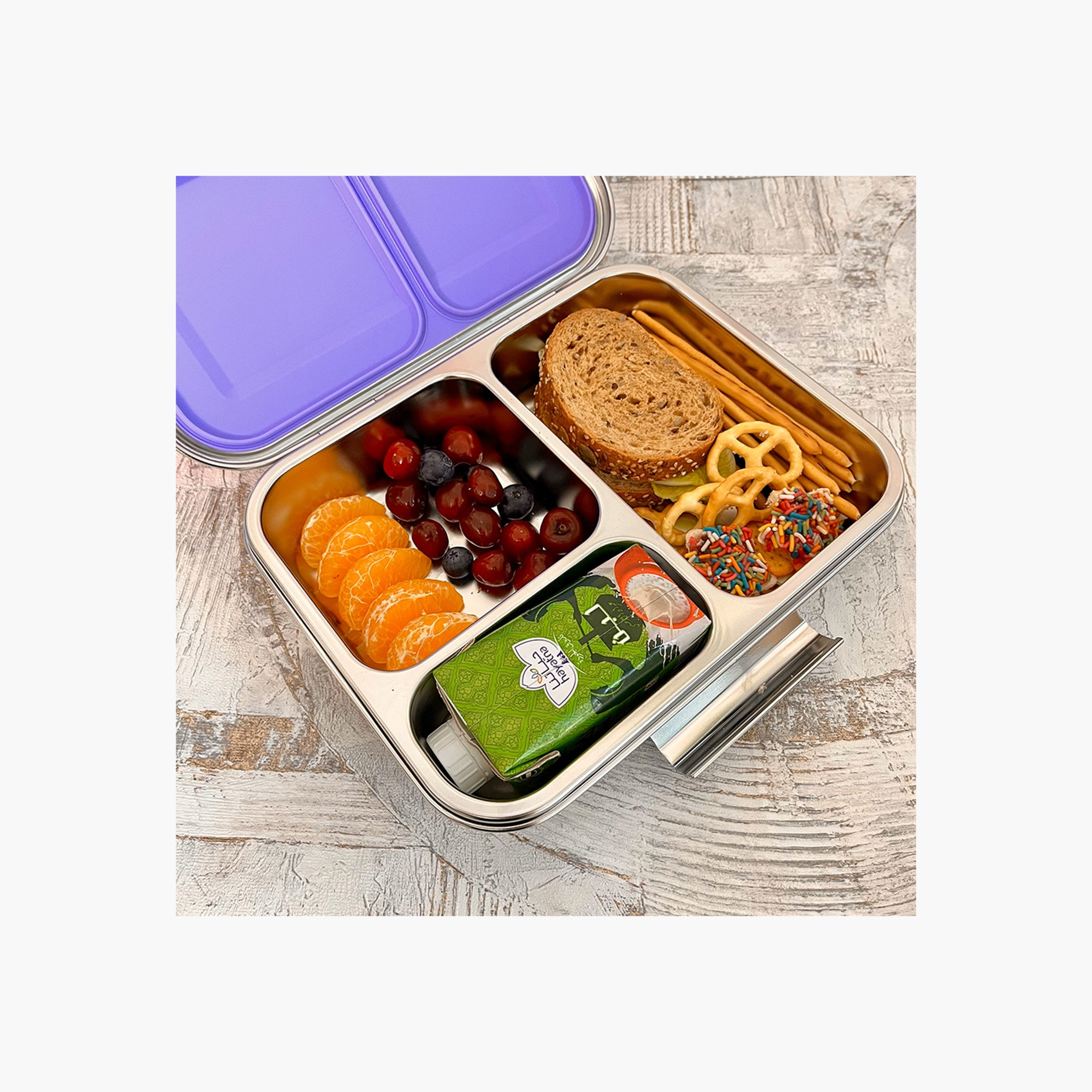 Eazy Kids 3-Compartment Stainless Steel Bento Lunch Box-school-lunchessentials-lunchboxes-image-10