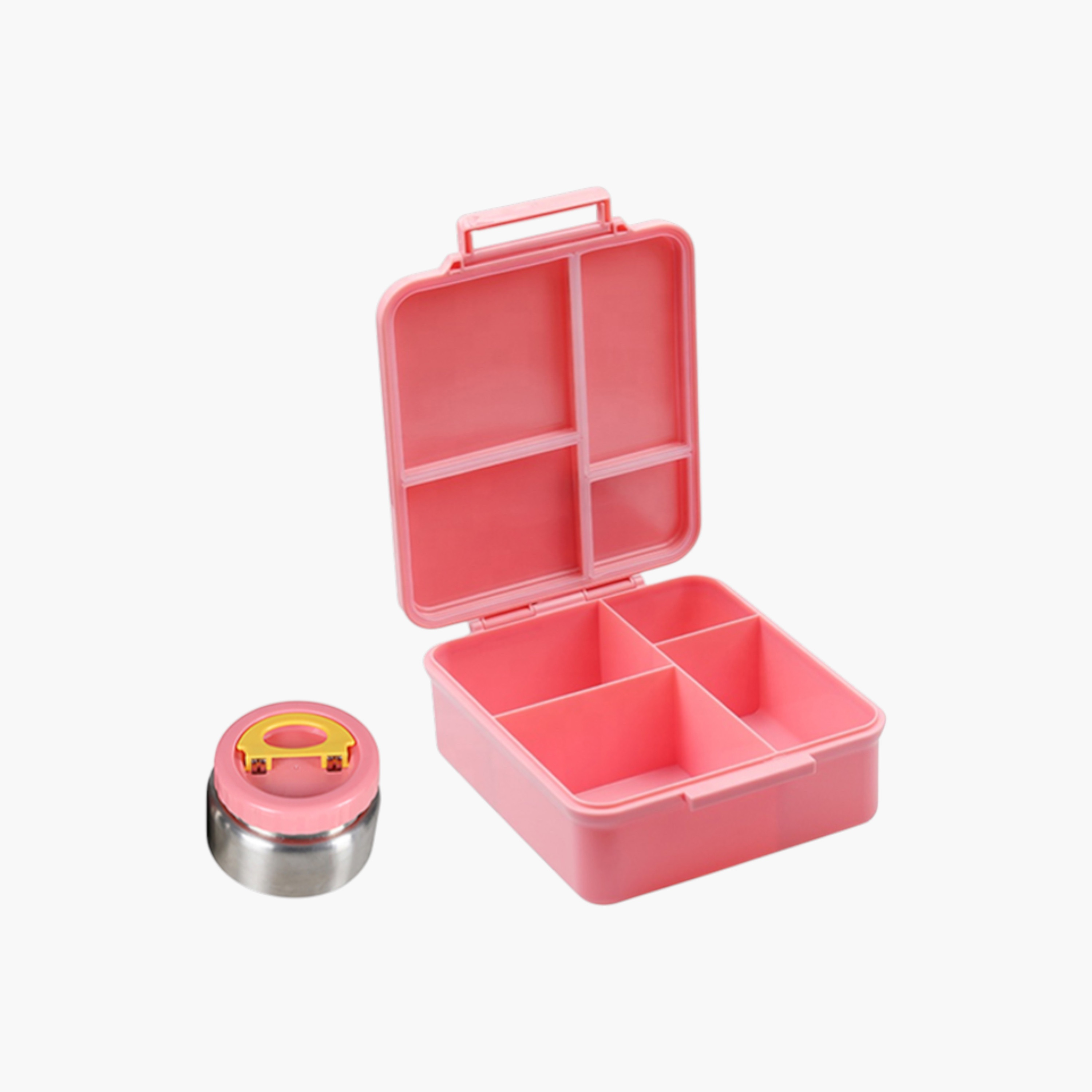 Eazy Kids Printed Sectioned Bento Lunch Box with Insulated Food Jar-school-lunchessentials-lunchboxes-image-5