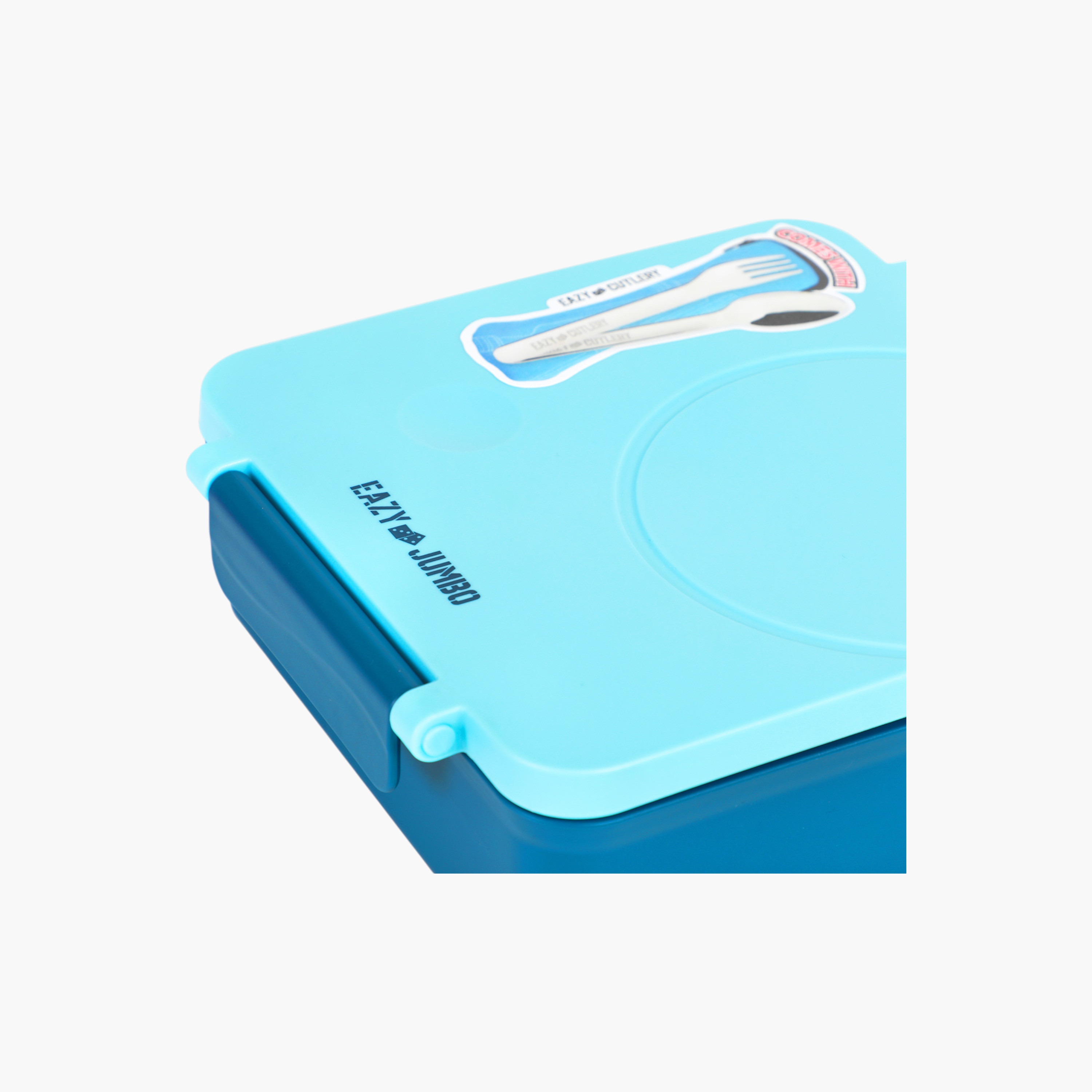 صندوق غداء مقسم سادة مع أدوات مائدة وجرة طعام من إيزي كيدز-school-lunchessentials-lunchboxes-image-8