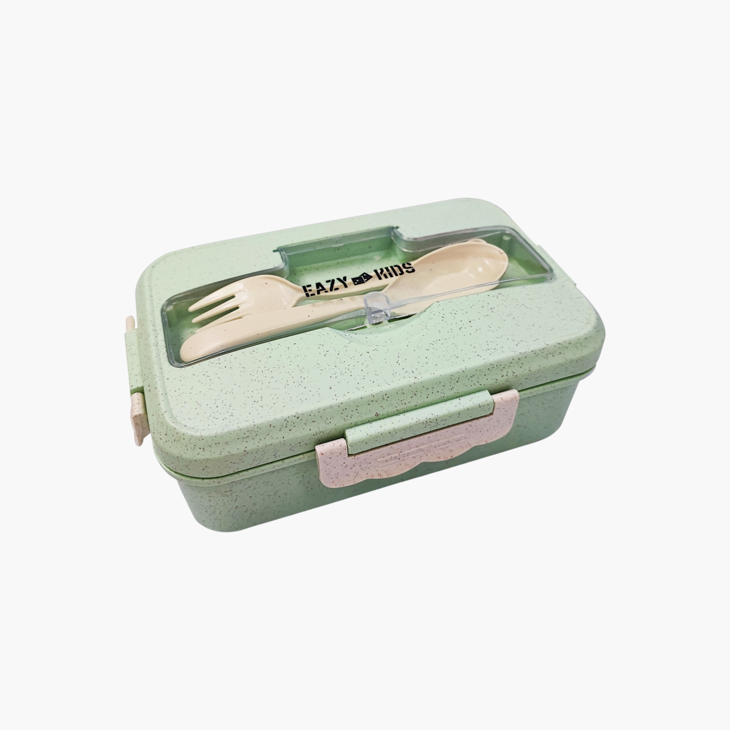 صندوق غداء بينتو من قش القمح مع أدوات مائدة من إيزي كيدز-school-lunchessentials-lunchboxes-image-1