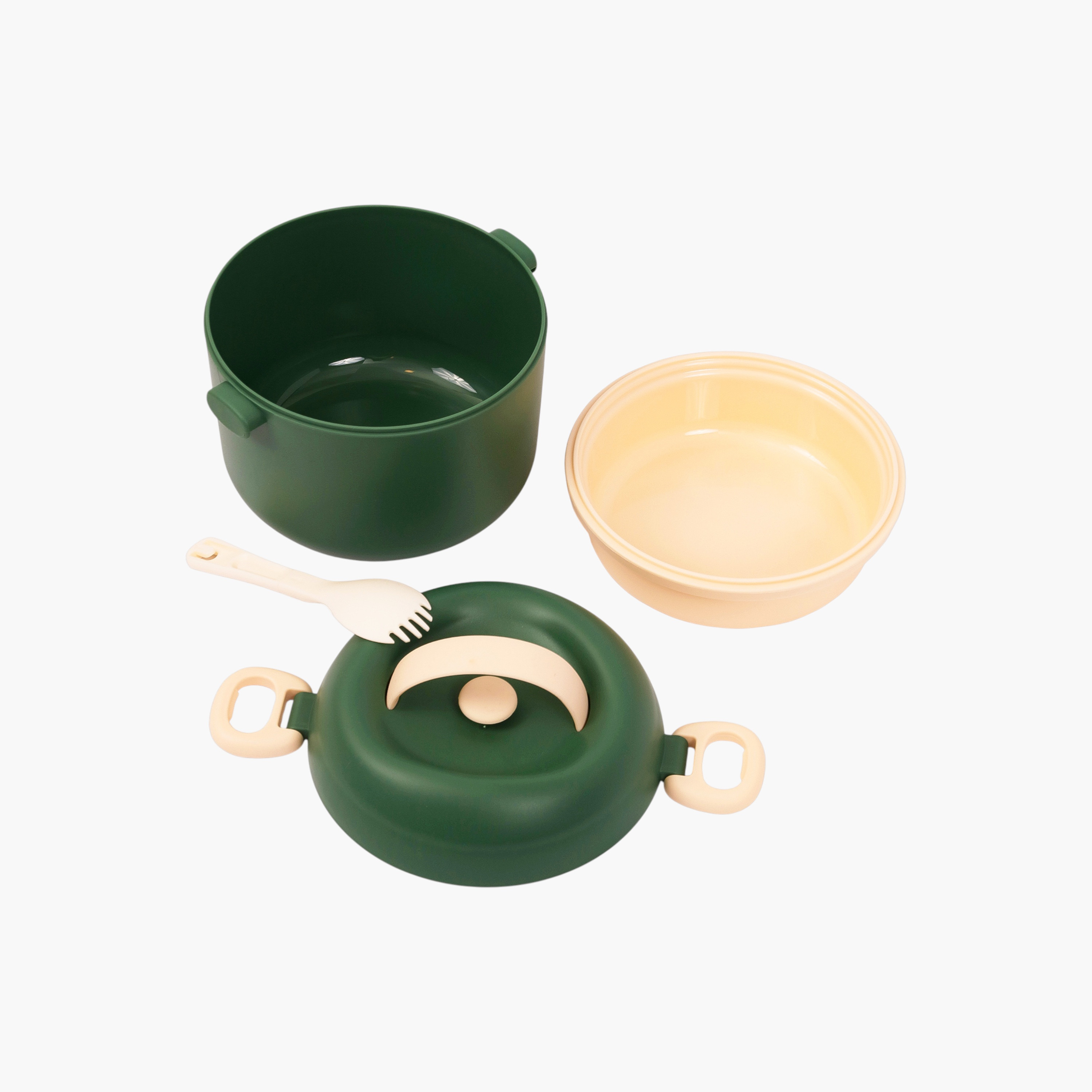 صندوق غداء سادة مع غطاء بإغلاق مشبك ومقبض من إيزي كيدز-school-lunchessentials-lunchboxes-image-4