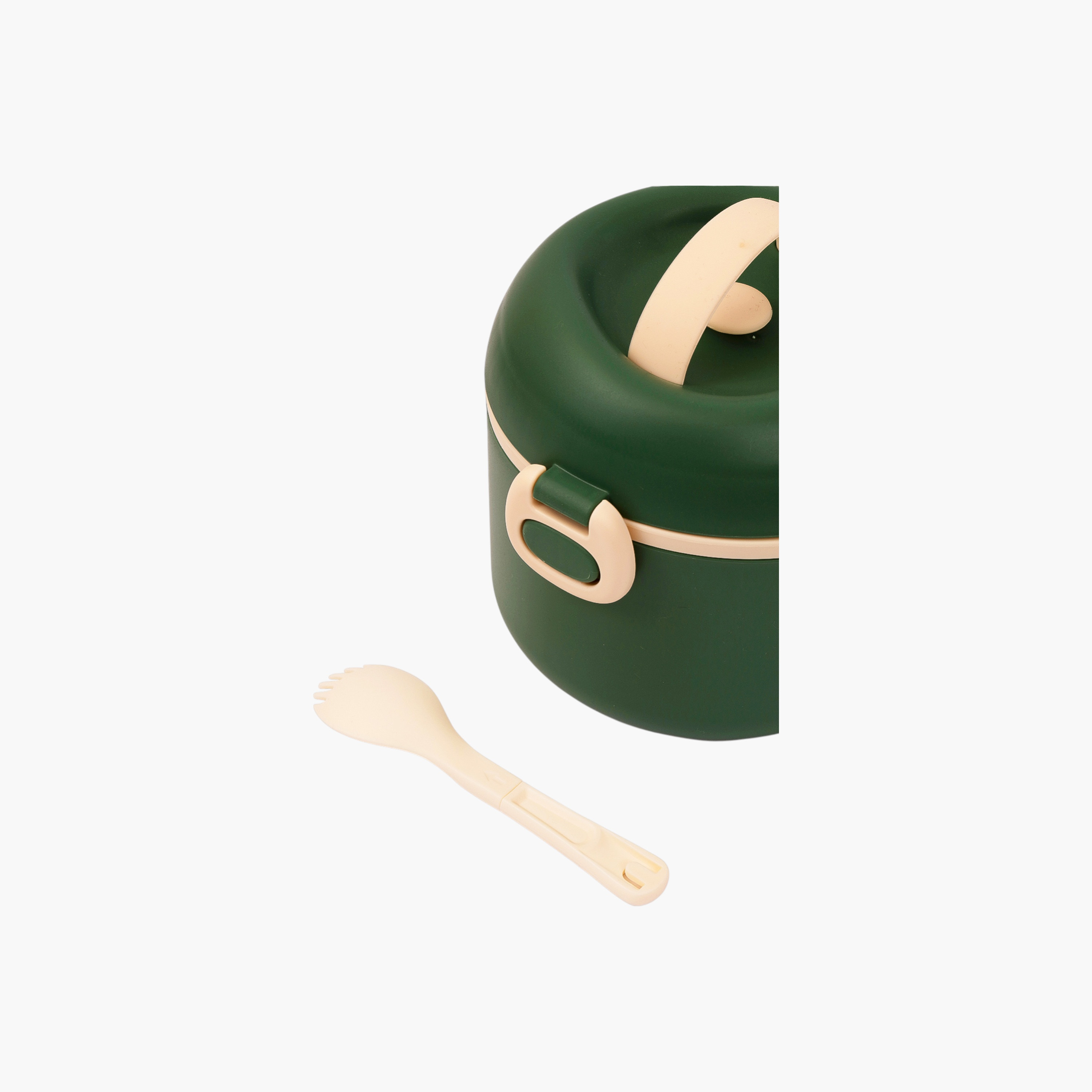 صندوق غداء سادة مع غطاء بإغلاق مشبك ومقبض من إيزي كيدز-school-lunchessentials-lunchboxes-image-9